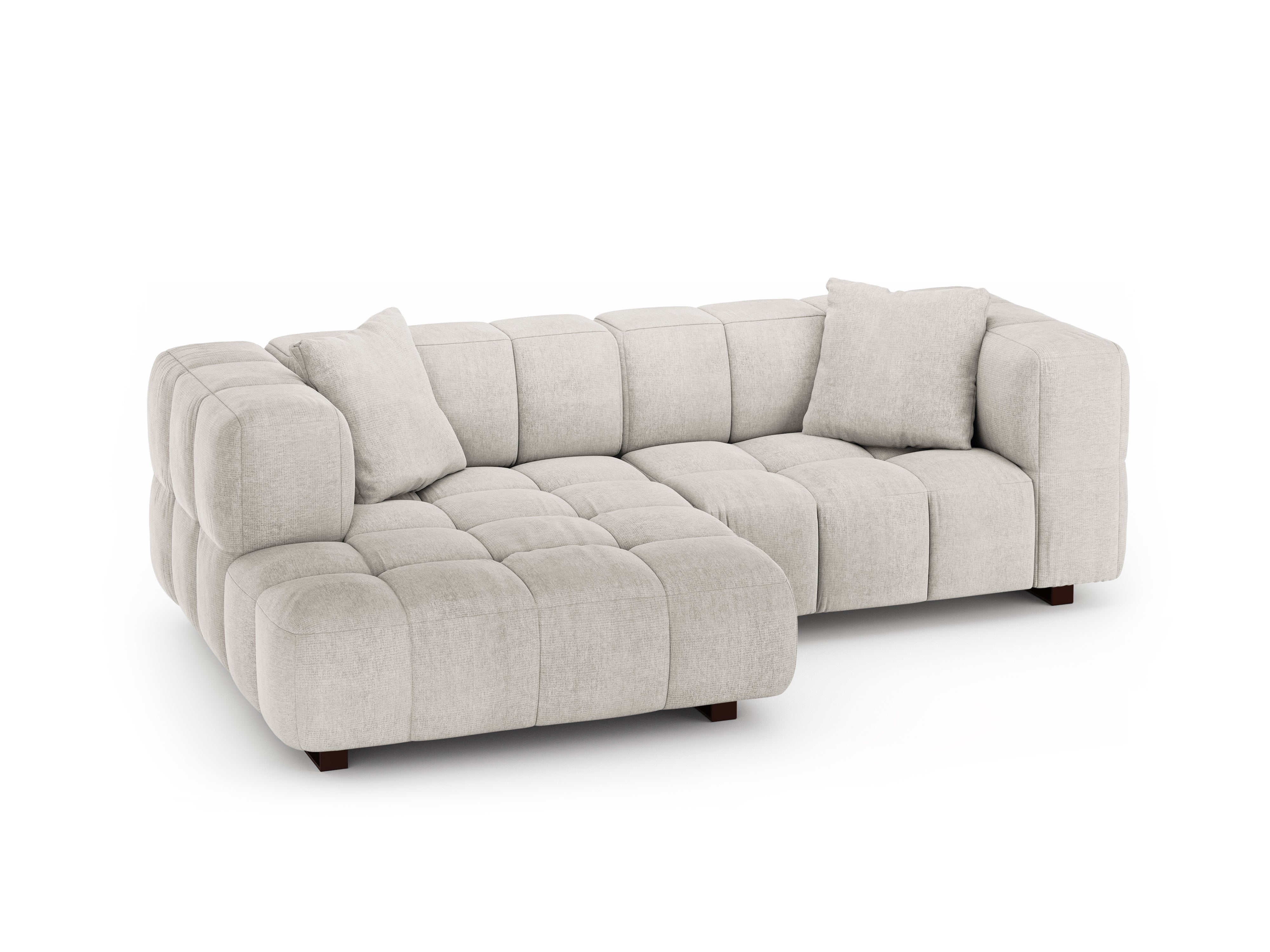 Left-sided corner sofa bed PUMA beige