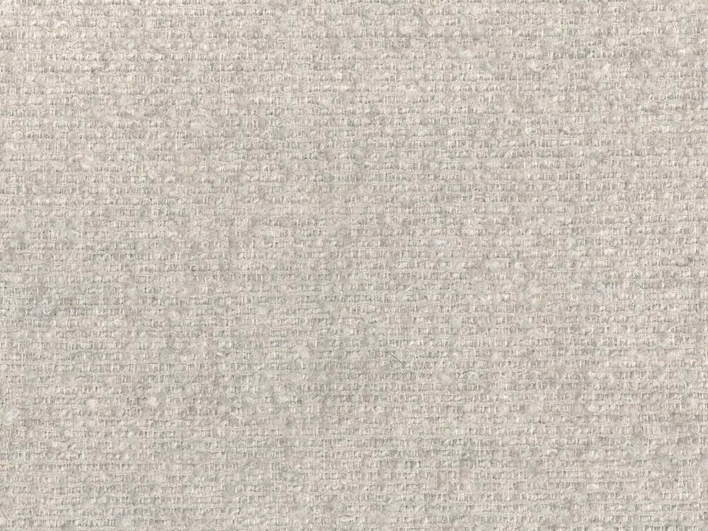 Links loungebank met slaapfunctie MARTINA beige boucle