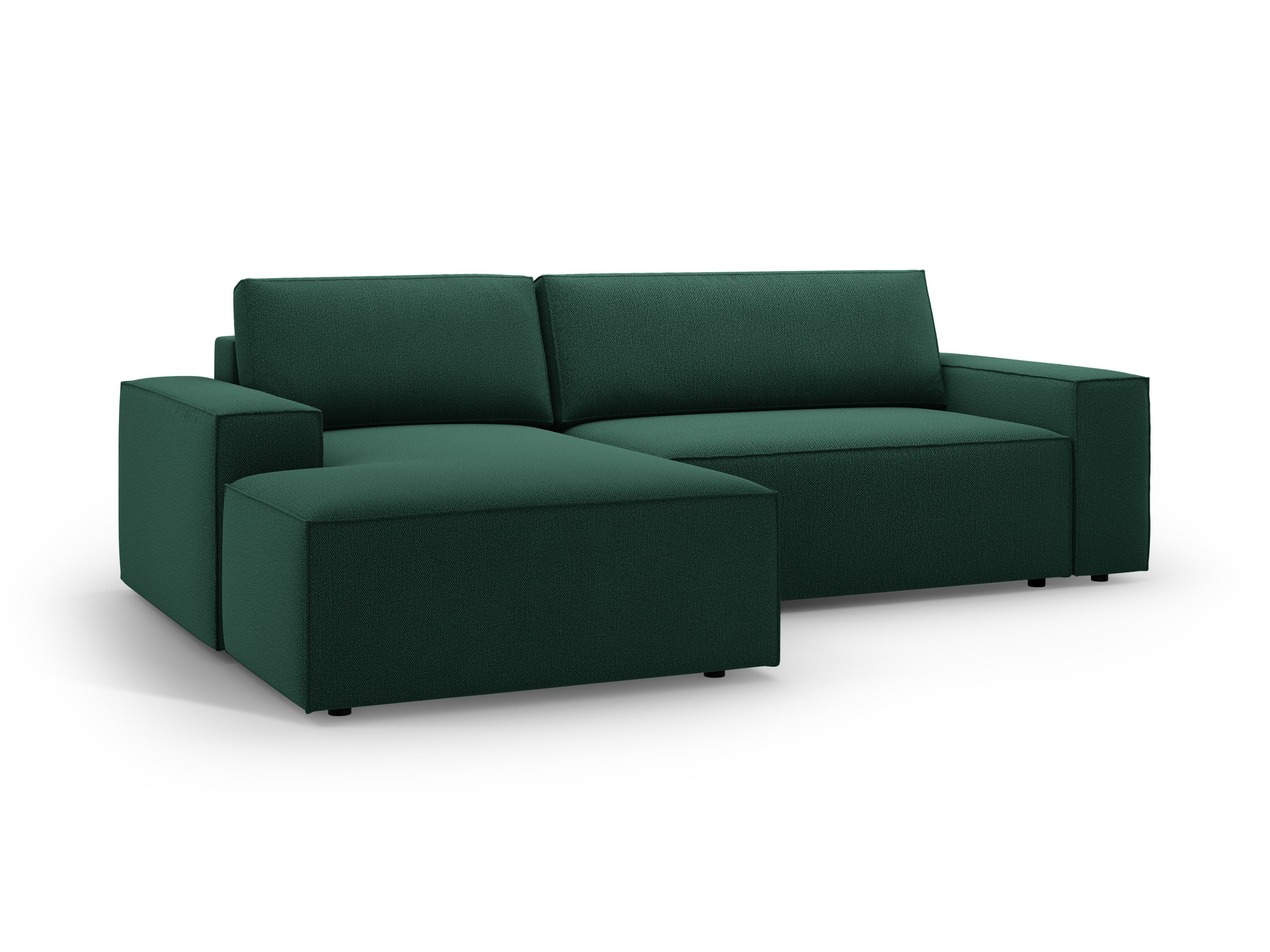 Left-facing sofa bed JODIE green