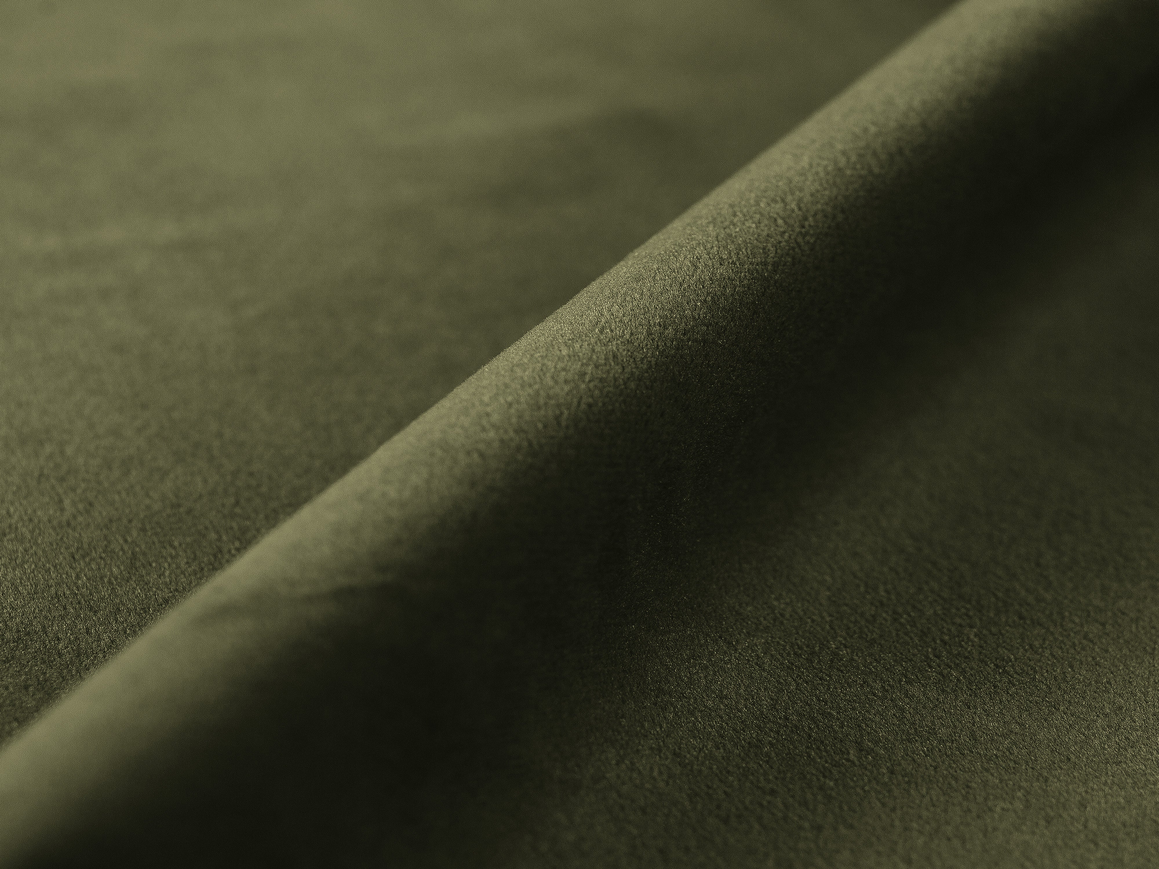 Groene 3-zits fluwelen hoekbank links met slaapfunctie VICTOR