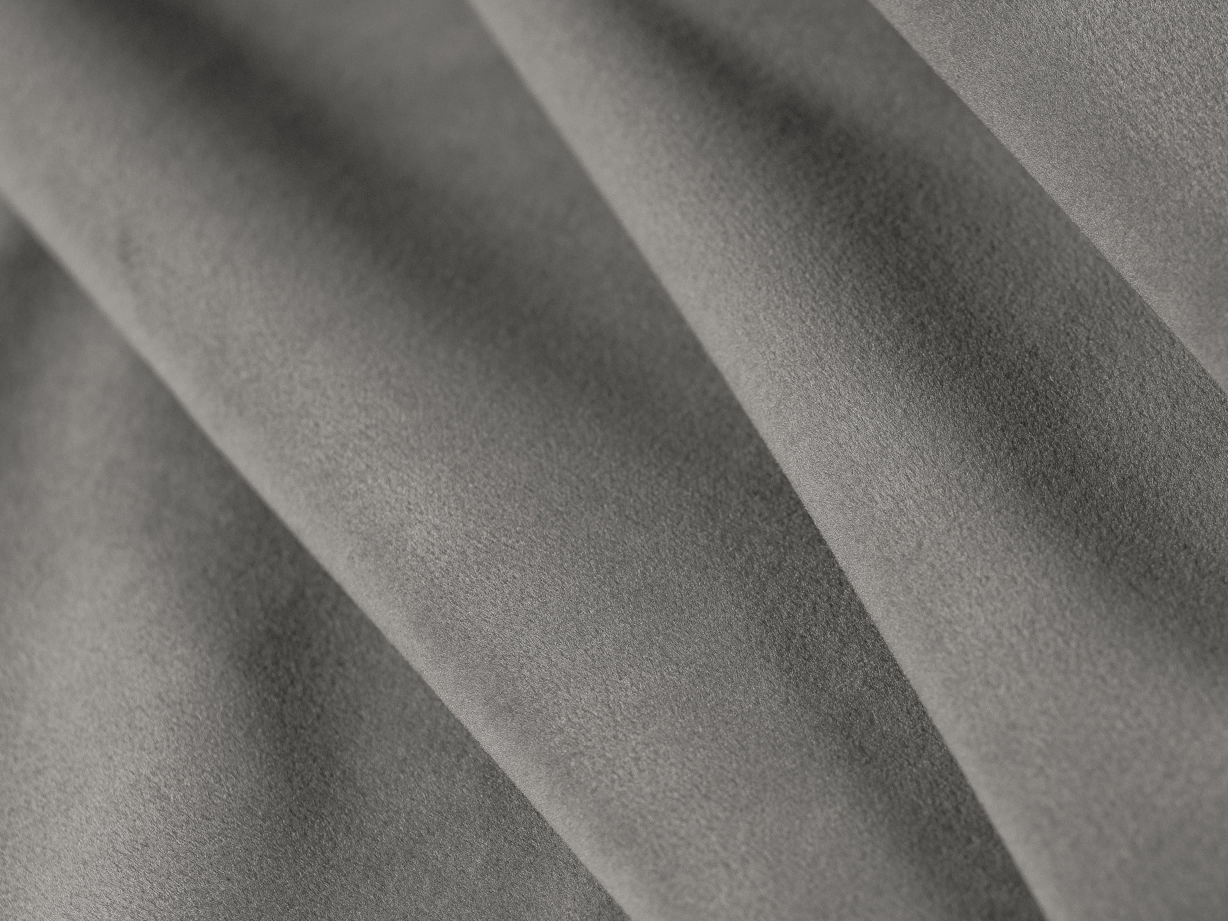 Gray left-sided velvet corner sofa ADA