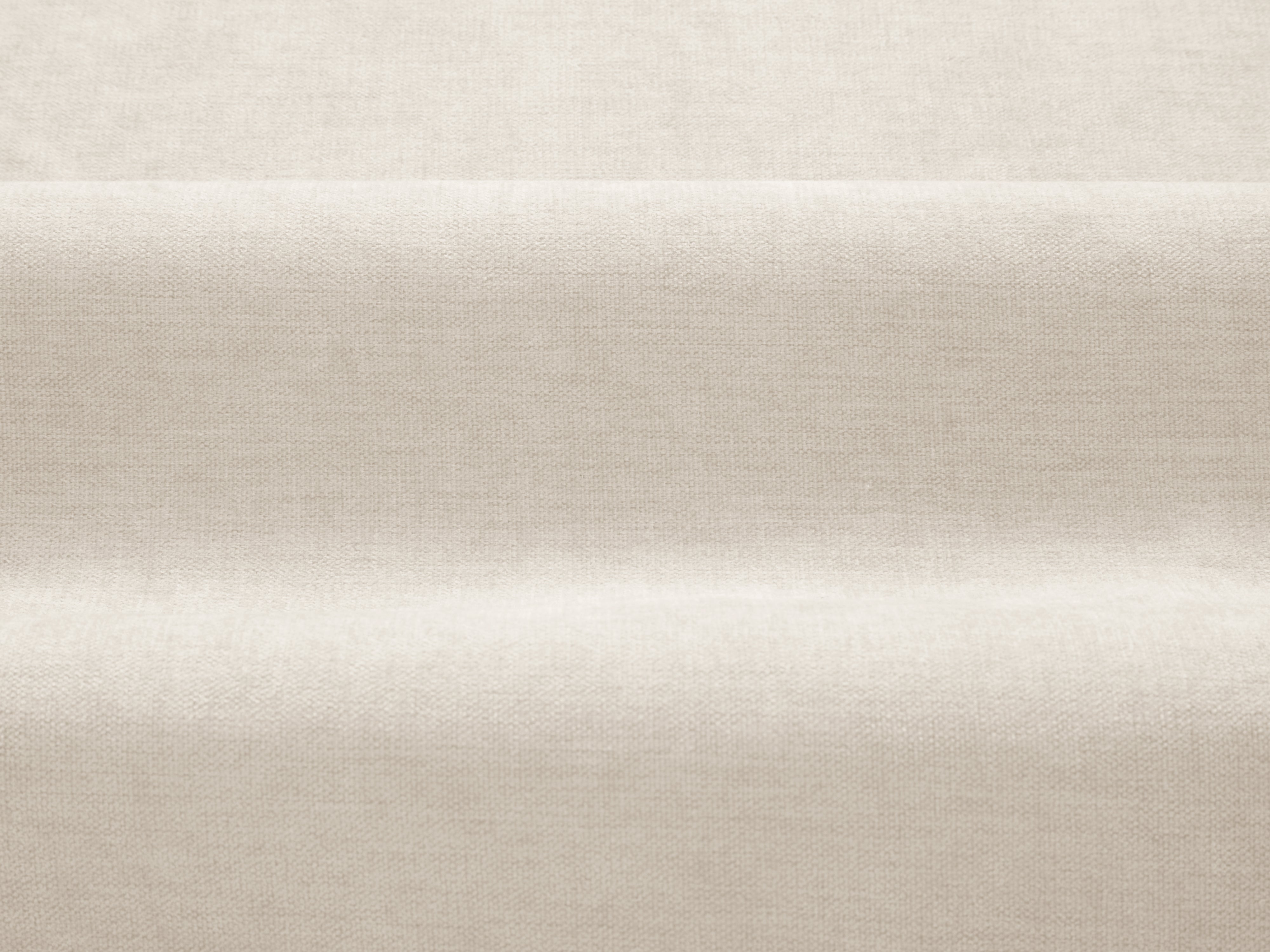 Left Corner Sofa ADA Ivory Chenille