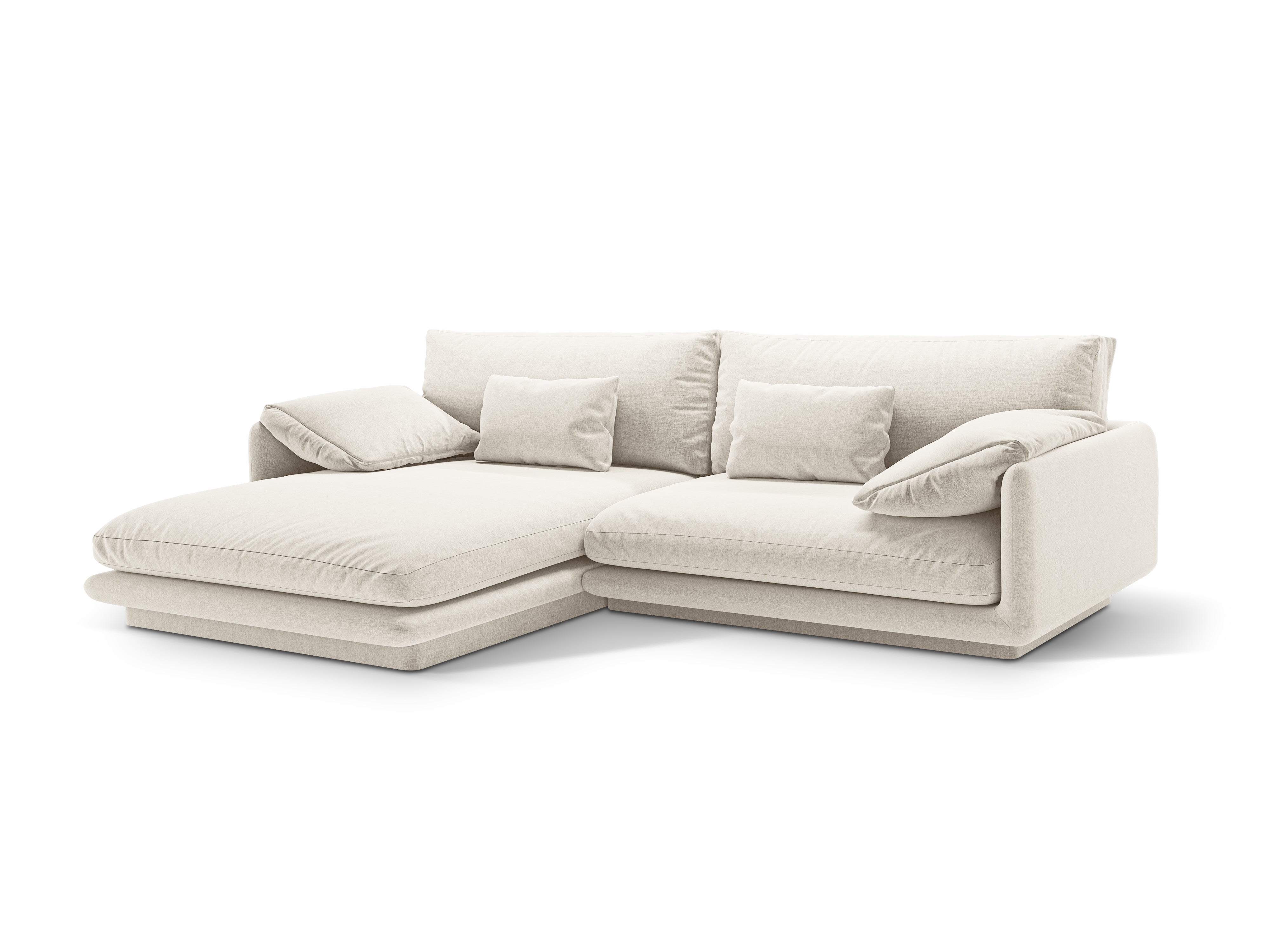Linke Ecke 4-Personen-Torino-Elfenbein