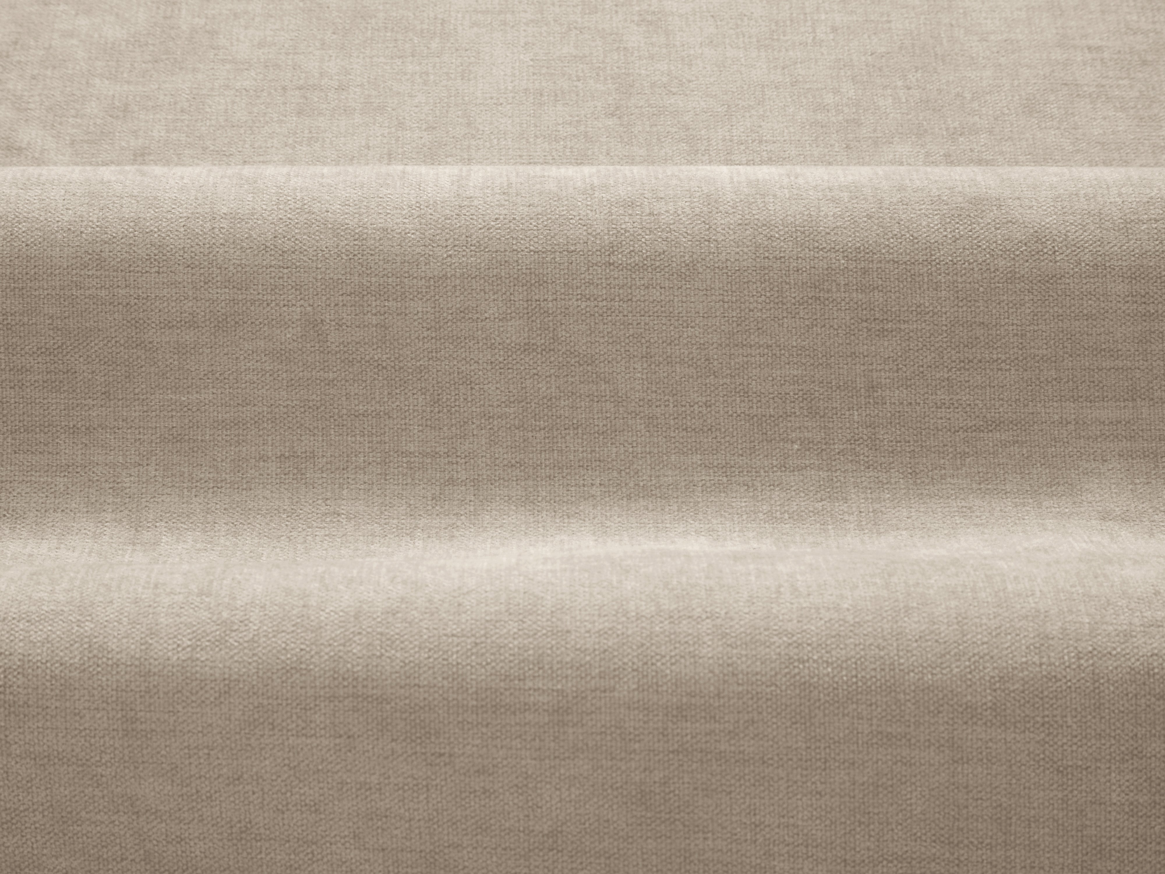 Links hoekbank voor 4 personen TORINO lichtbeige