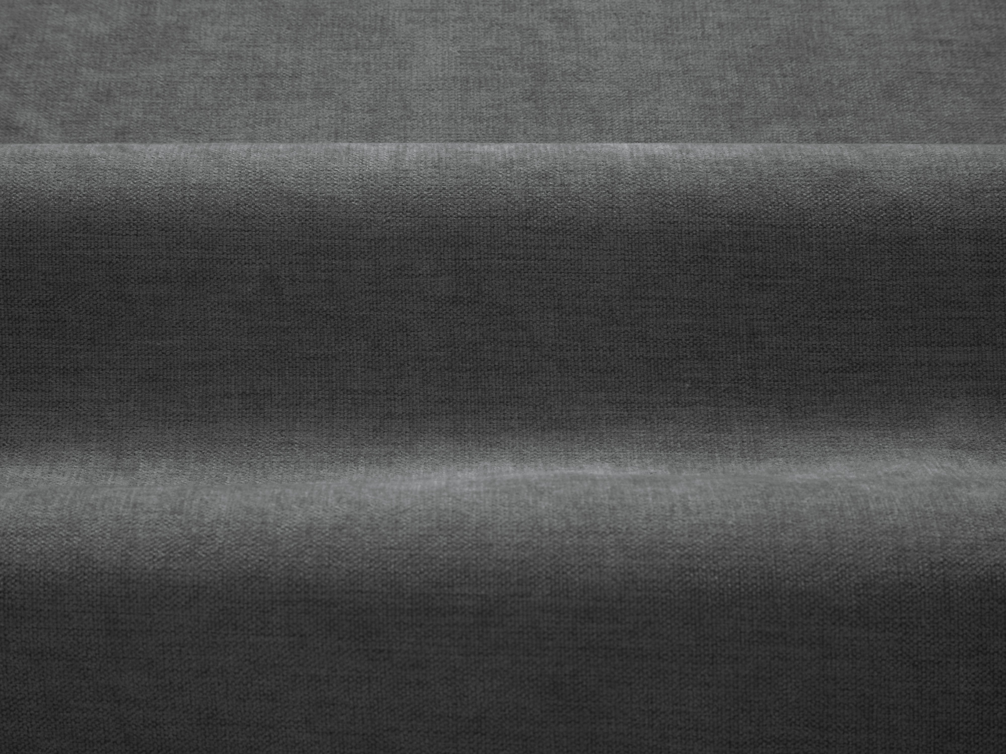 Hoekbank links 4-persoons TORINO donkergrijs