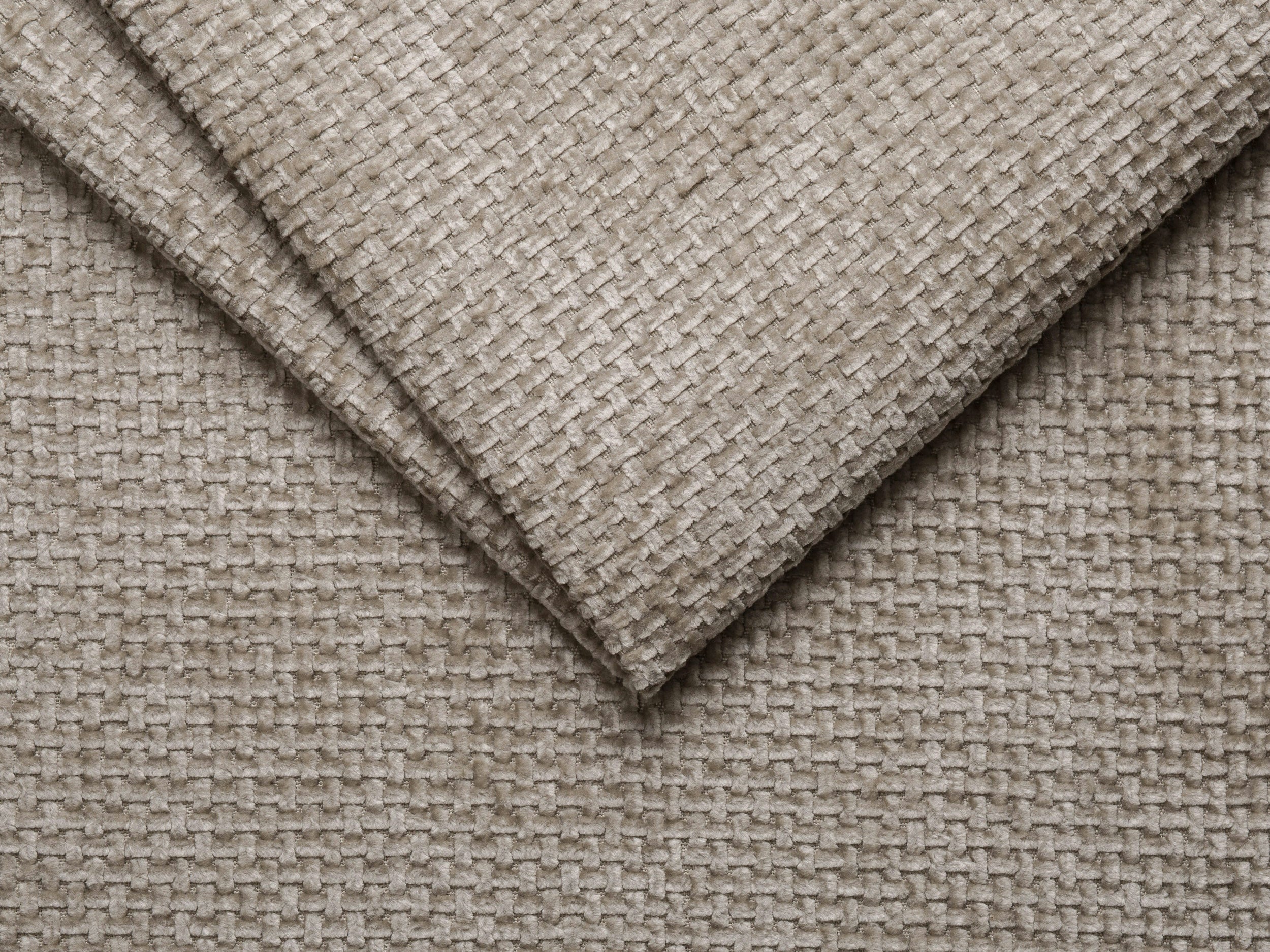 3-sitziger linker Ecksofa LUPINE in beigem Chenille