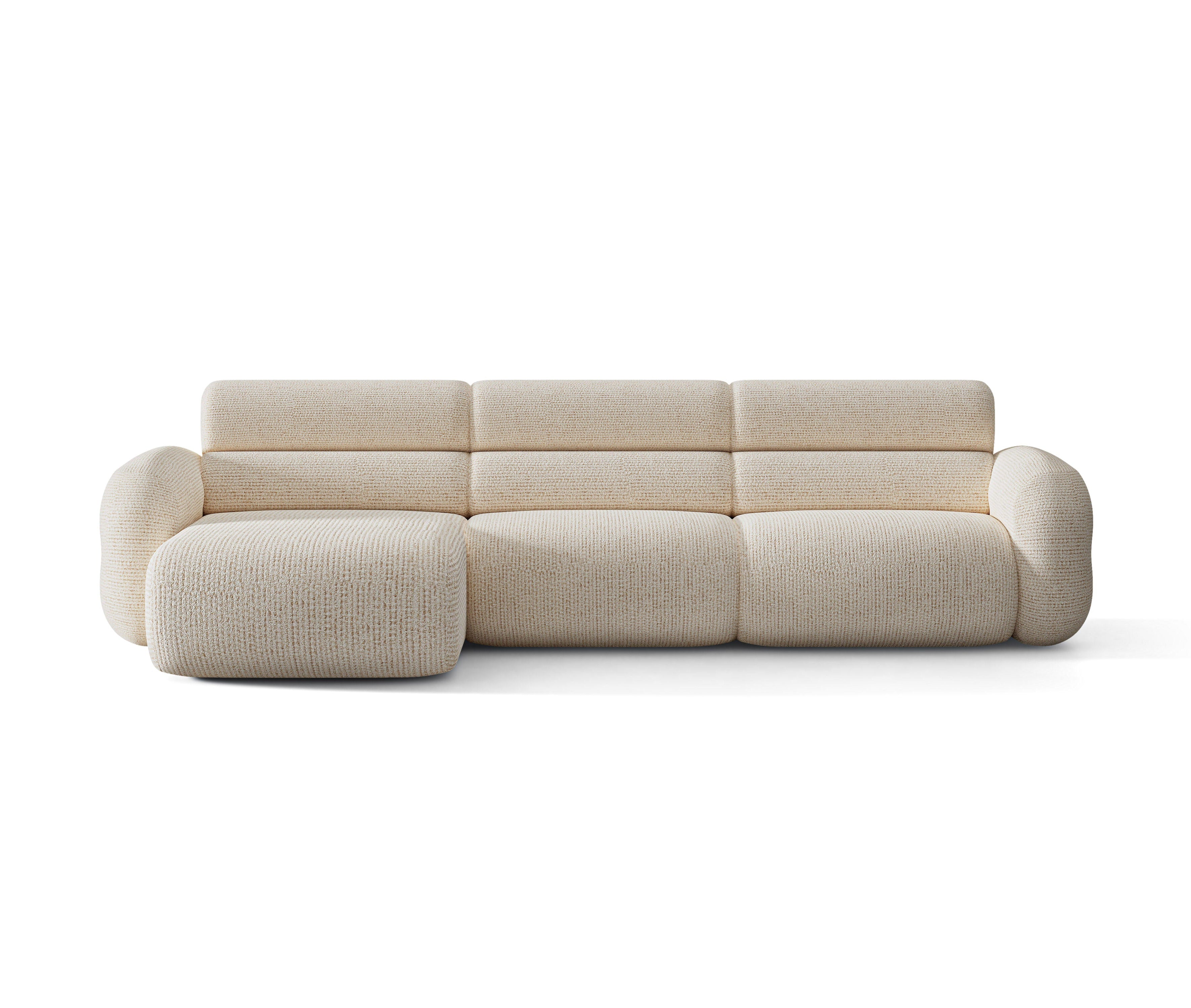 Links NEO hoekbank in beige melange