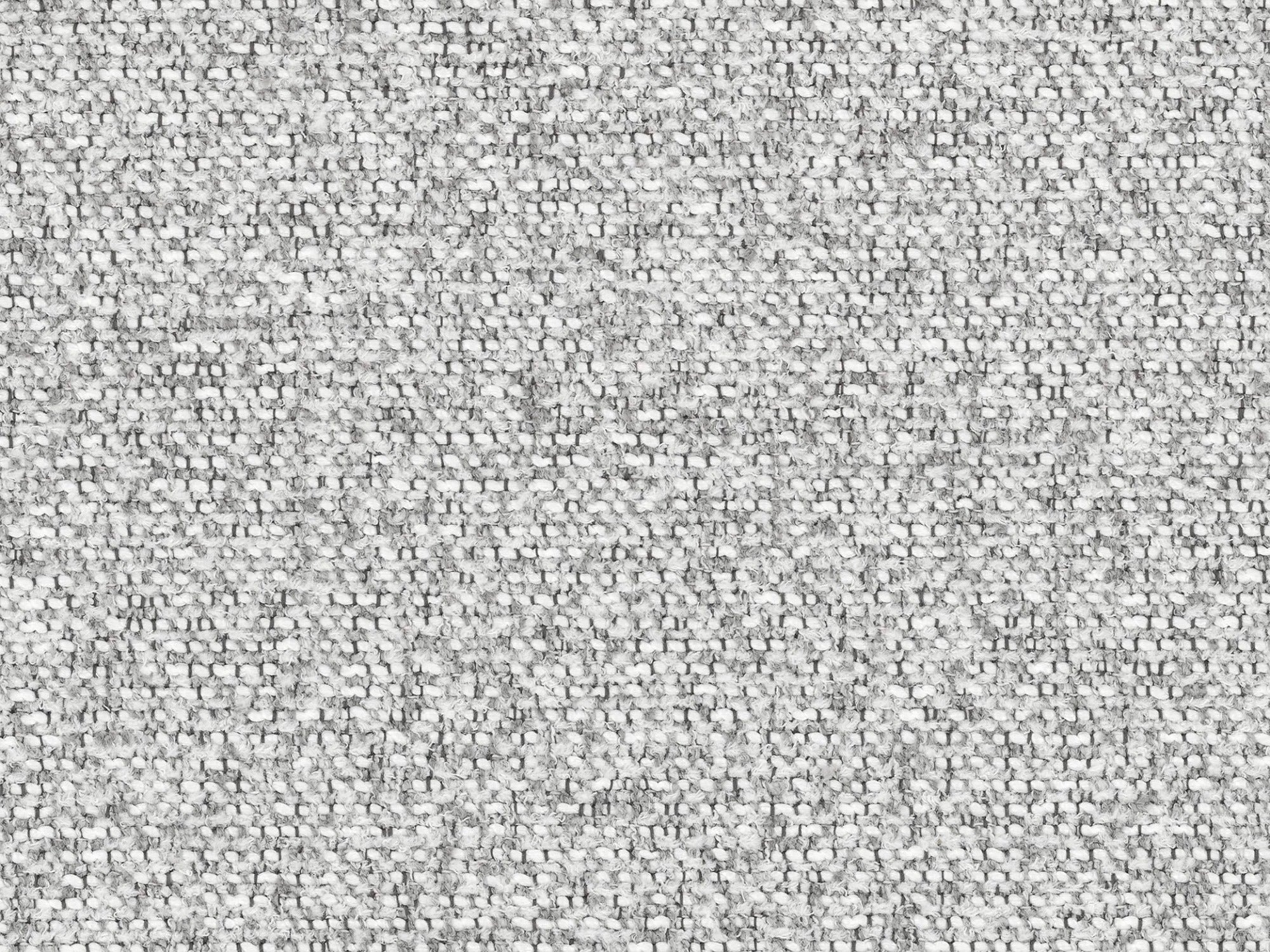 Rechthoekige hoekbank voor 4 personen KATE lichtgrijs gemêleerd