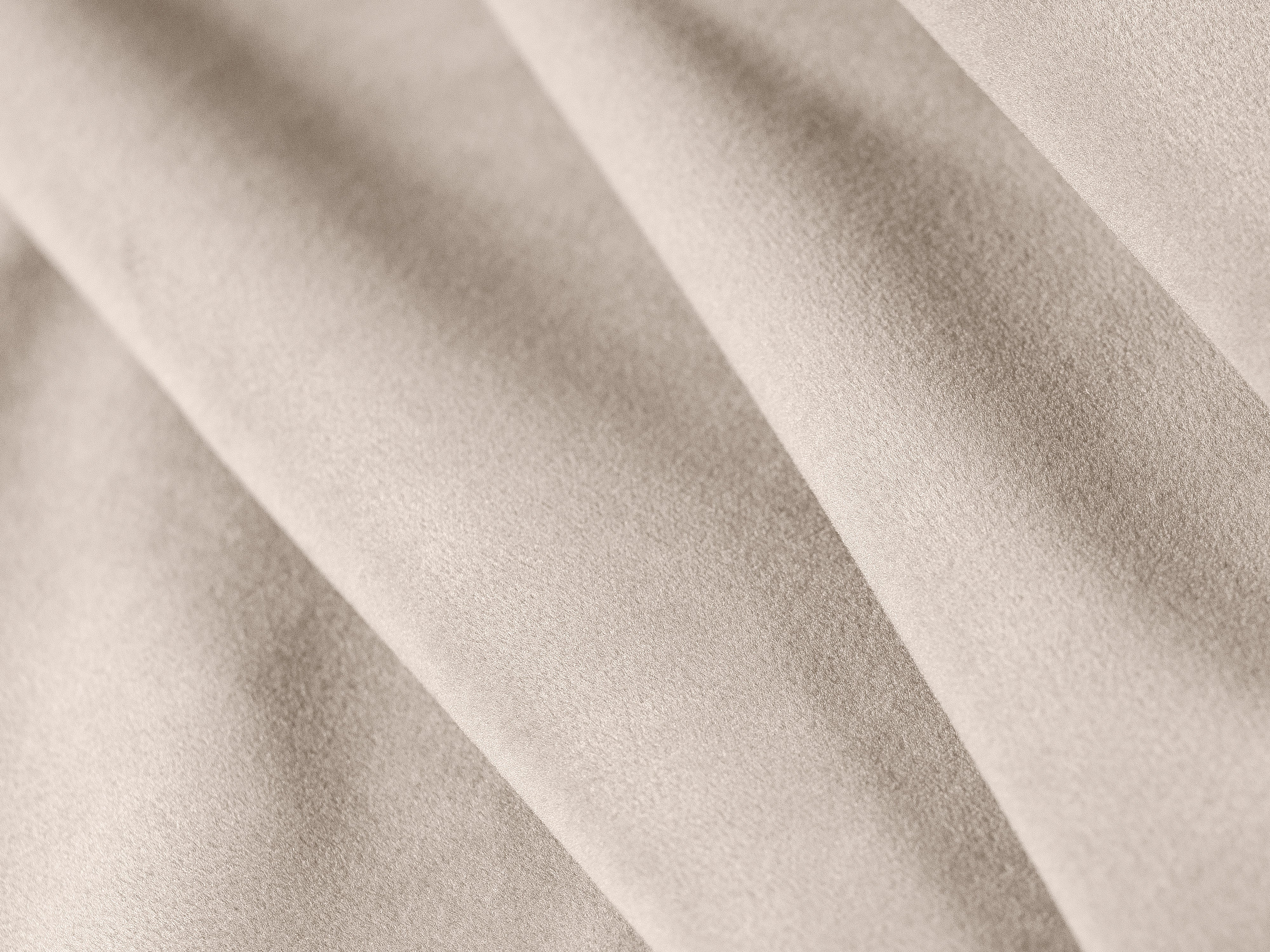 Beige 4-persoons linkszijdige fluwelen hoekbank KATE