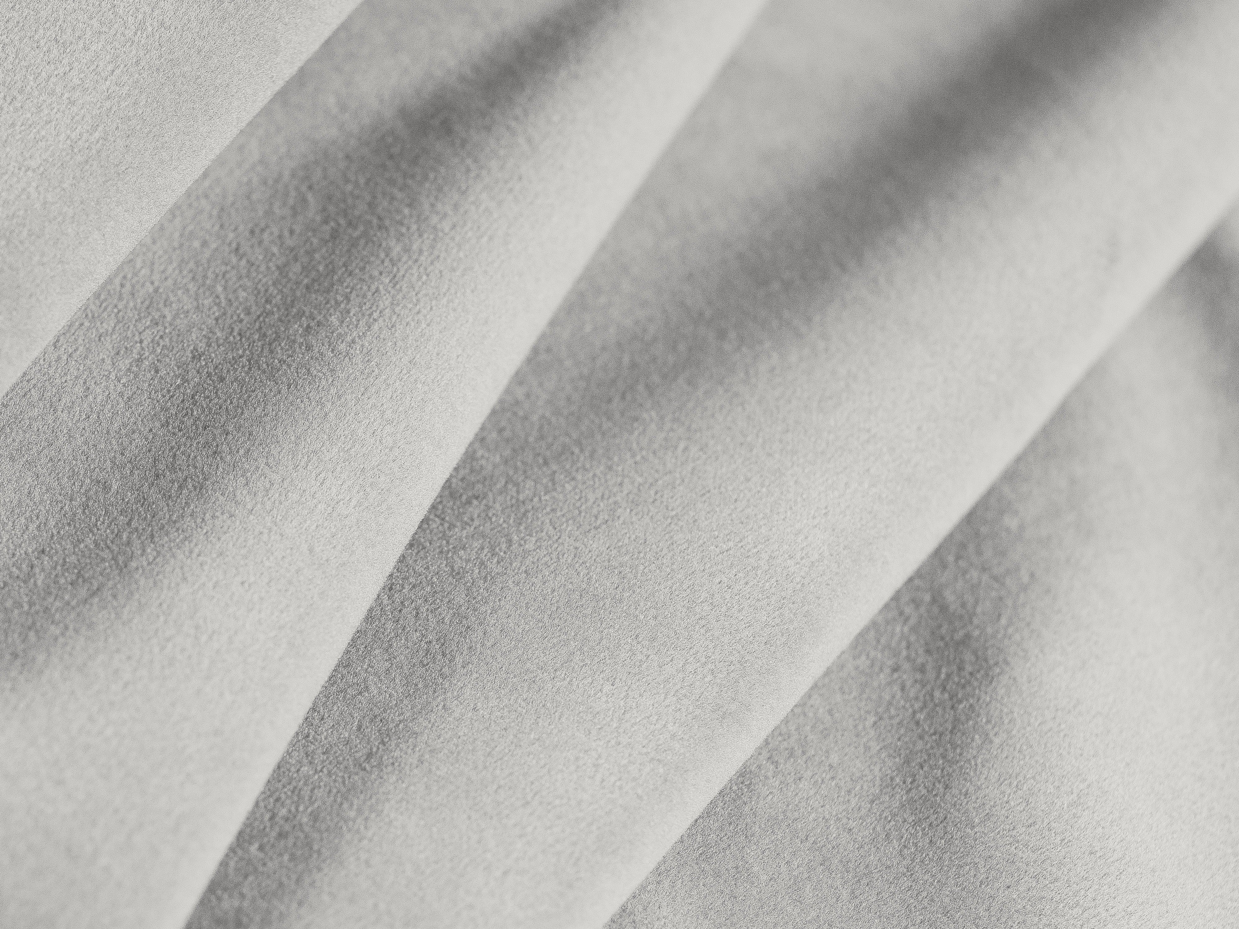 Samt-Ecksofa rechtsseitig für 4 Personen KATE hellgrau