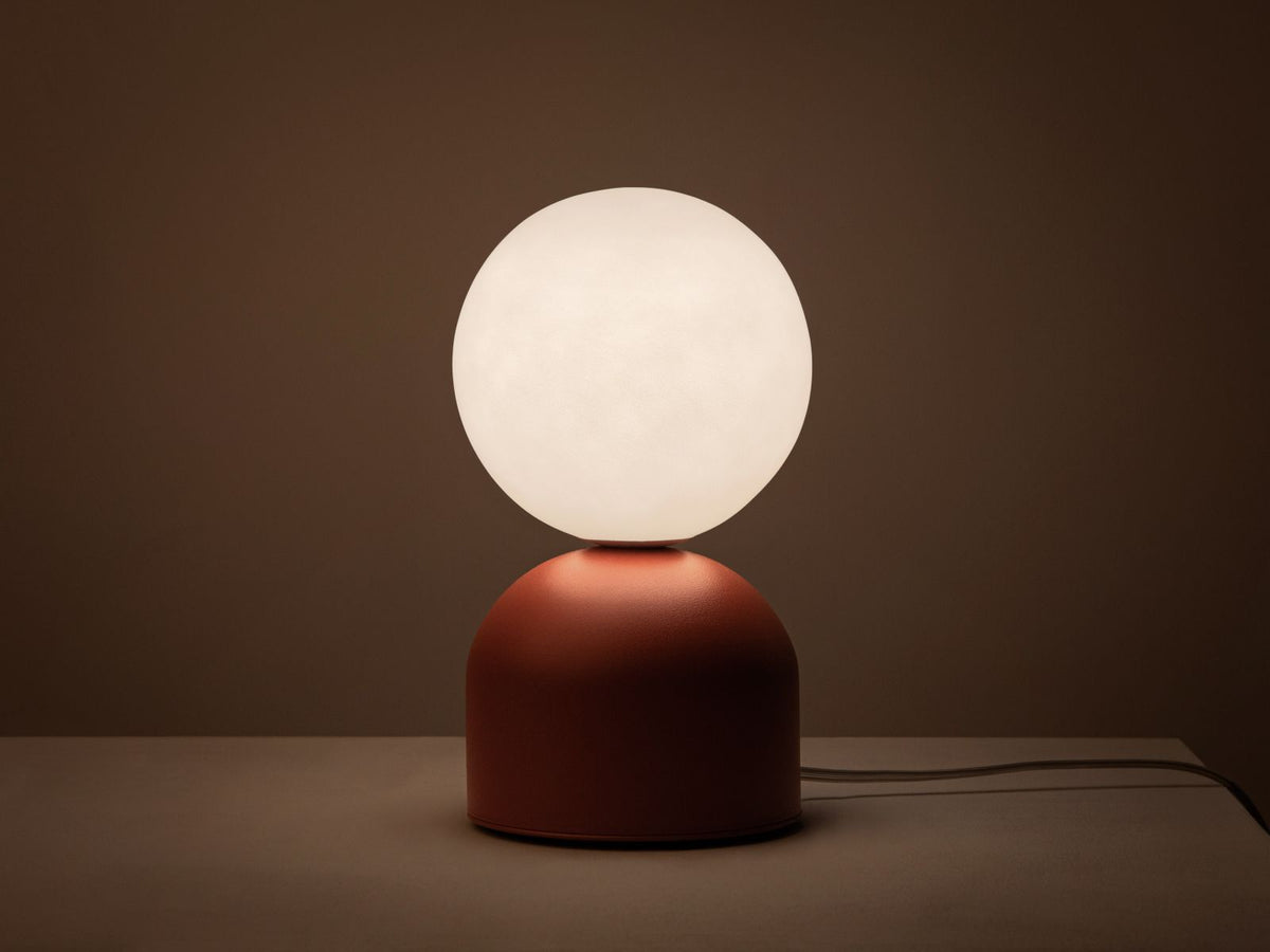 Lampa stołowa ELY ceglasty – ujęcie 3