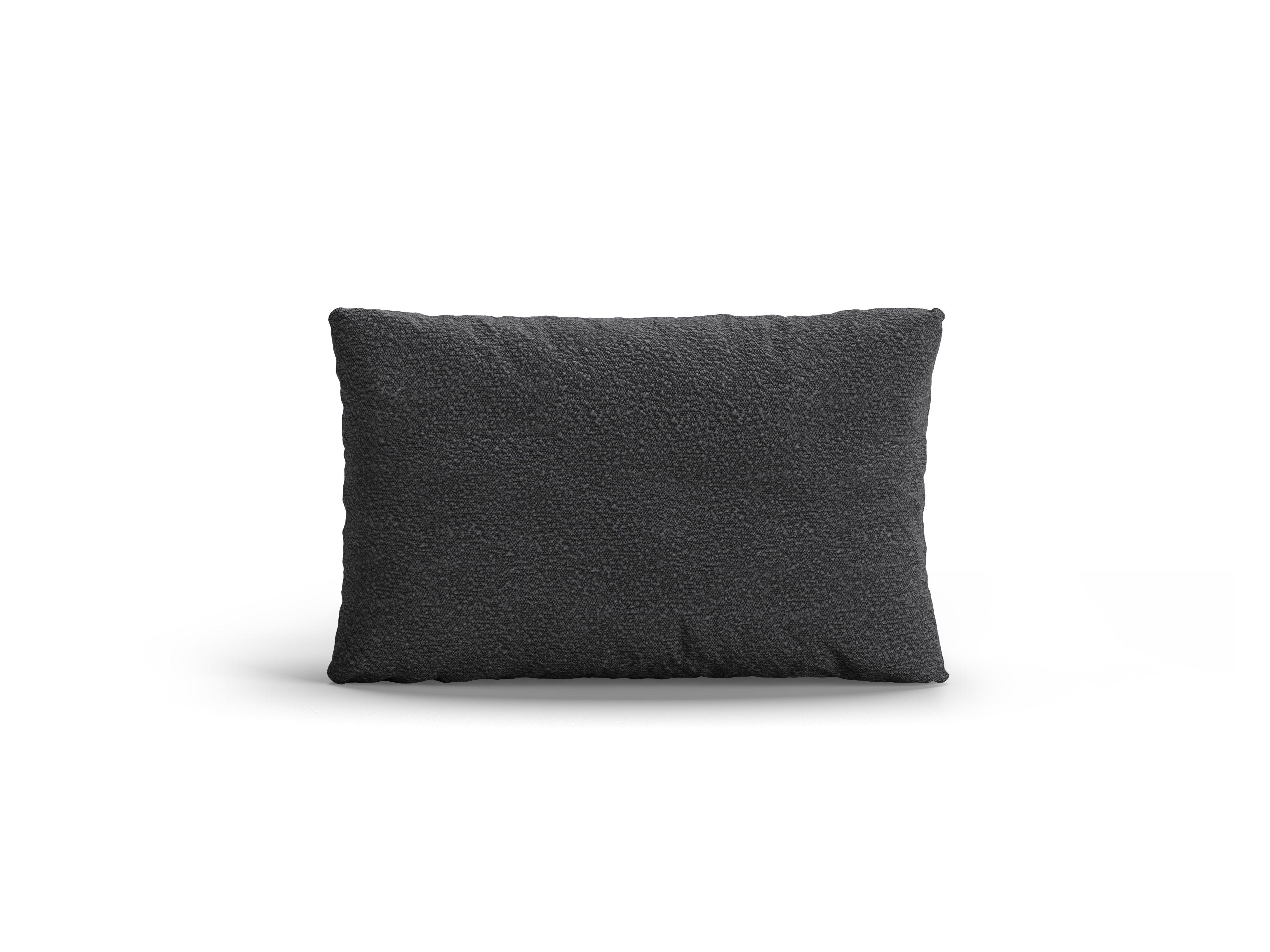 Kussen POPPY donkergrijze boucle