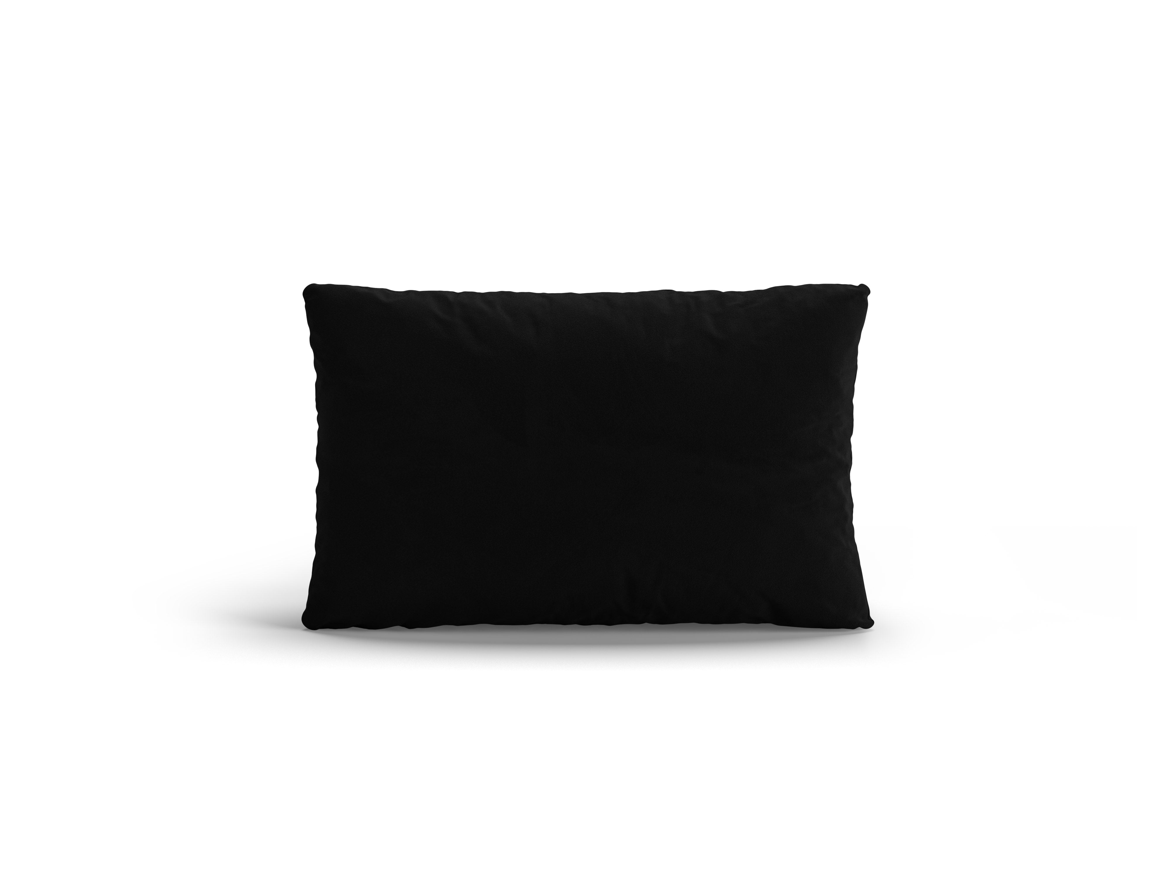 Fluwelen kussen POPPY zwart