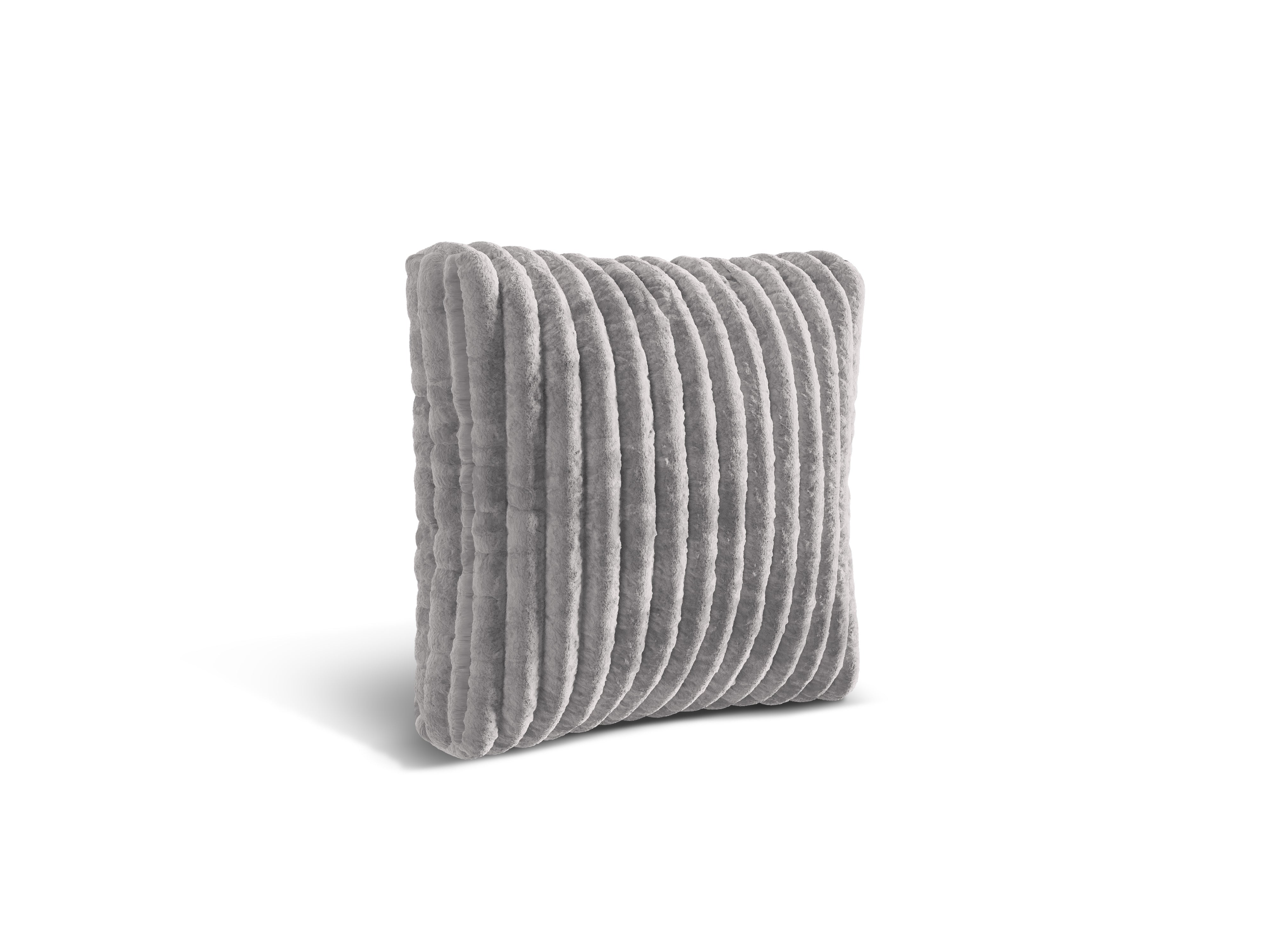 Kussen MARTINA lichtgrijs corduroy