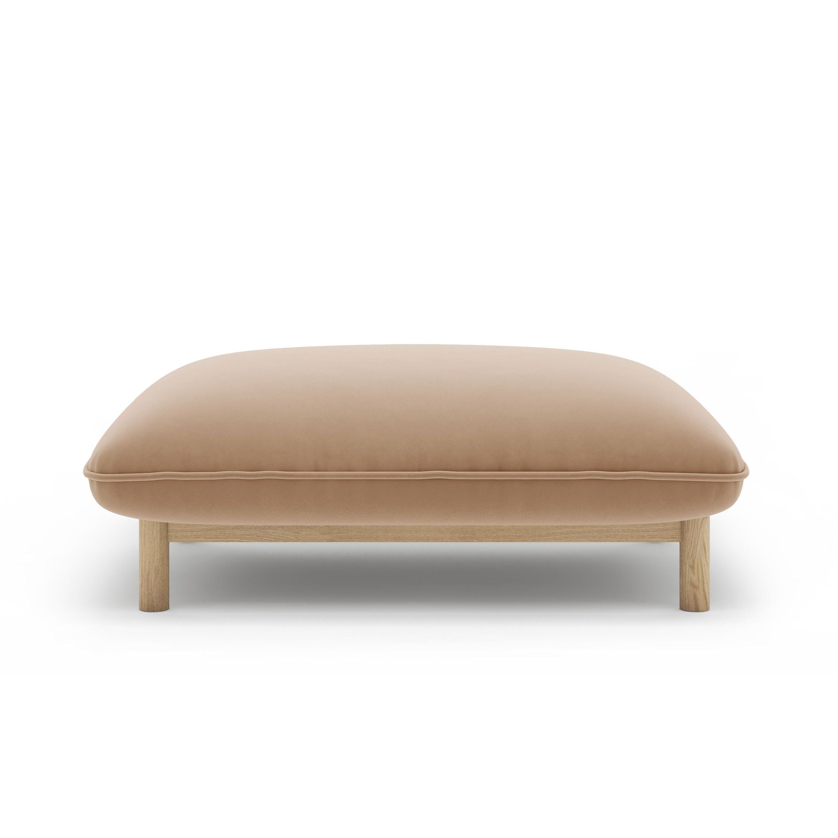 ADA sand velvet pouf