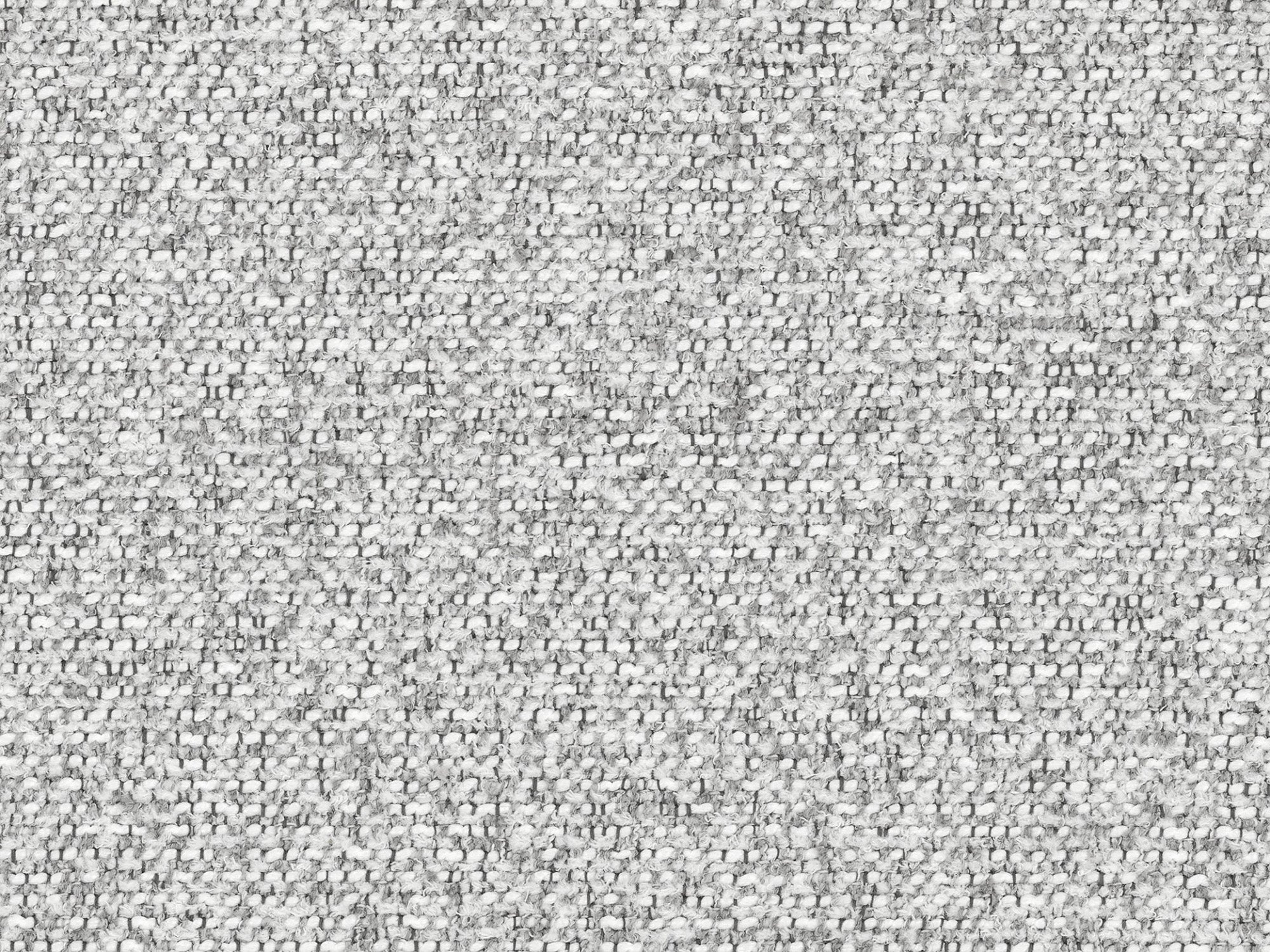 Rechthoekige poef KATE lichtgrijs gemêleerd