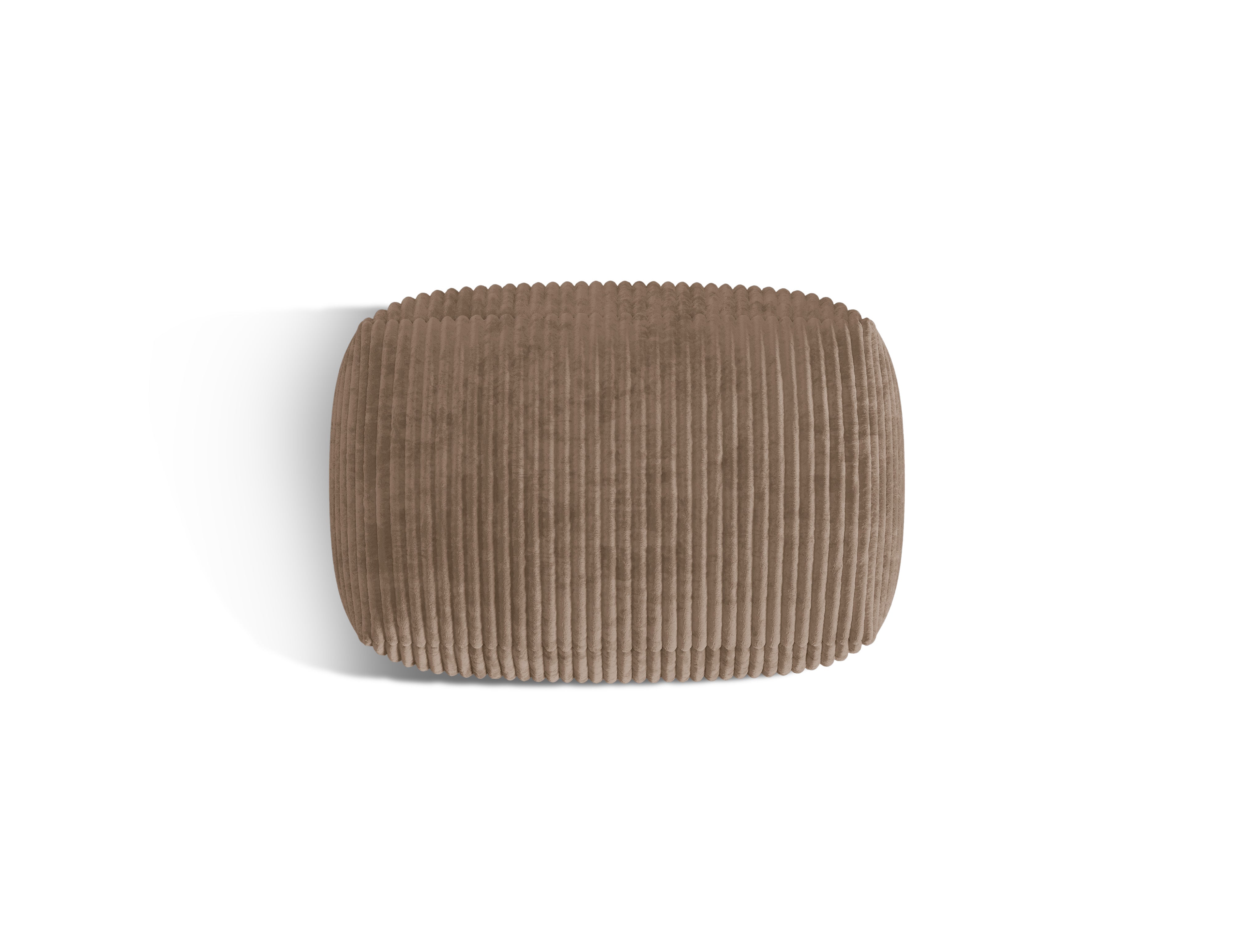 Martin pouf dark beige corduroy