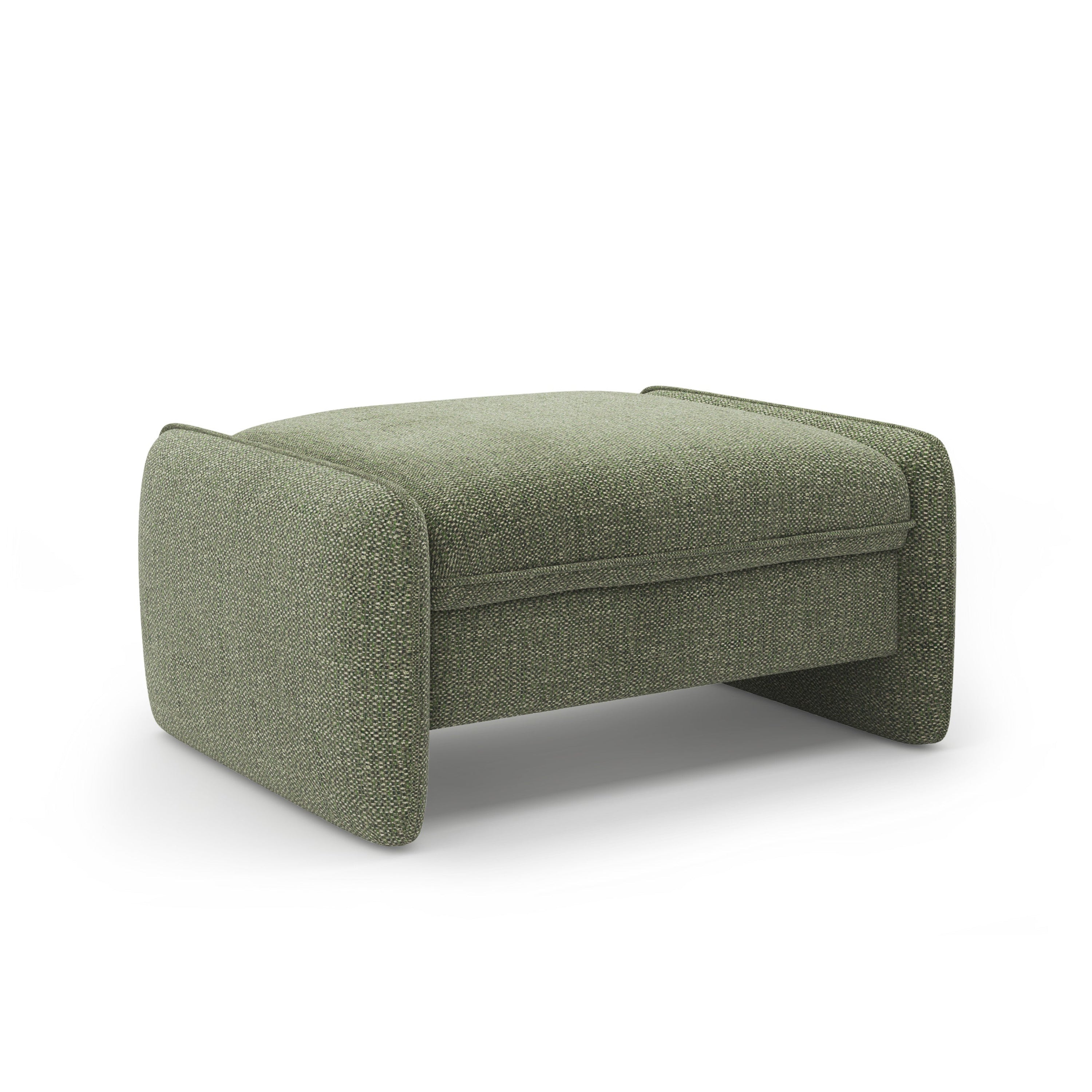 Puf GEORGIA groene chenille