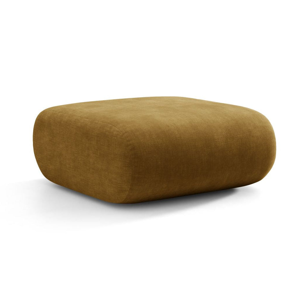 Puf NEO mosterdgeel chenille