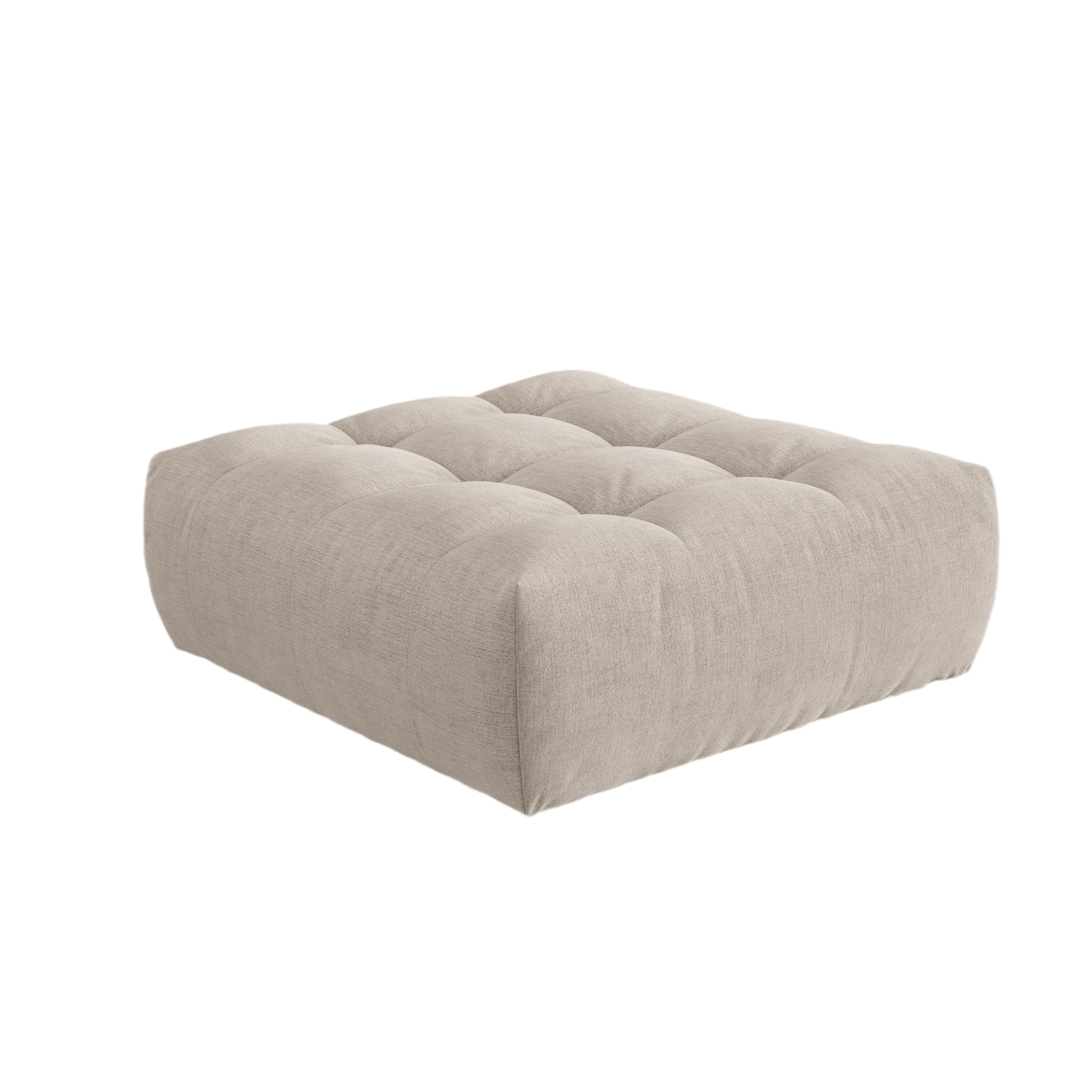 Puf BLOOM ciemnobeżowy szenil – Micadoni