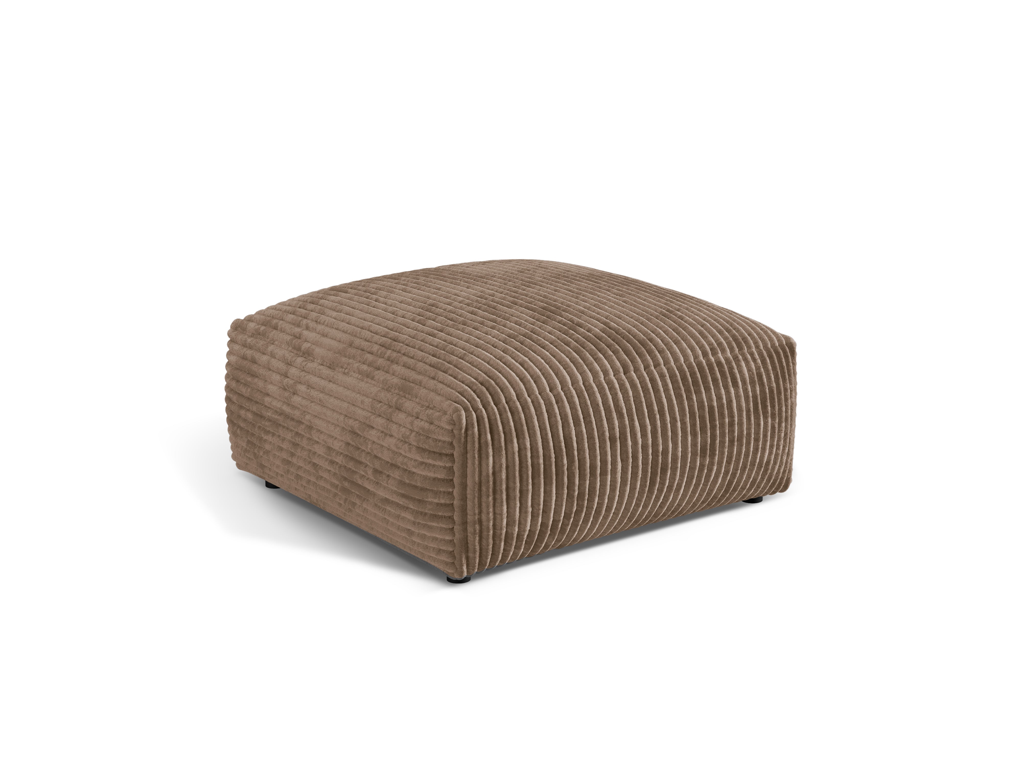 Martin pouf dark beige corduroy