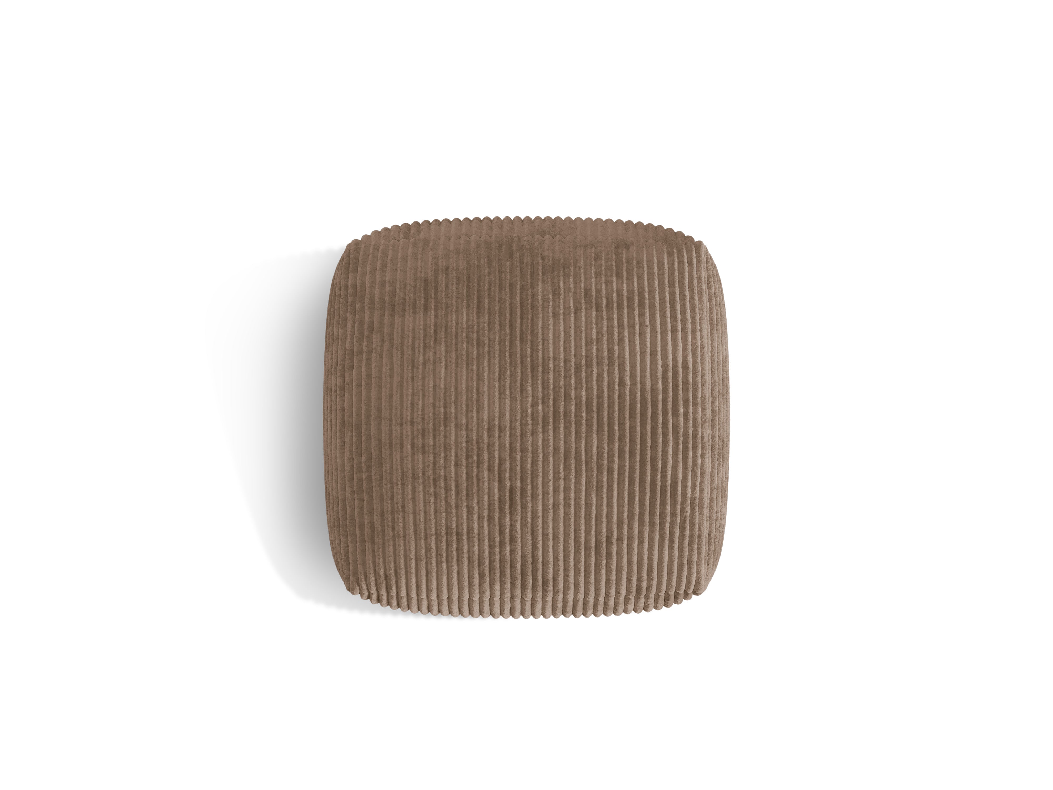 Martin pouf dark beige corduroy