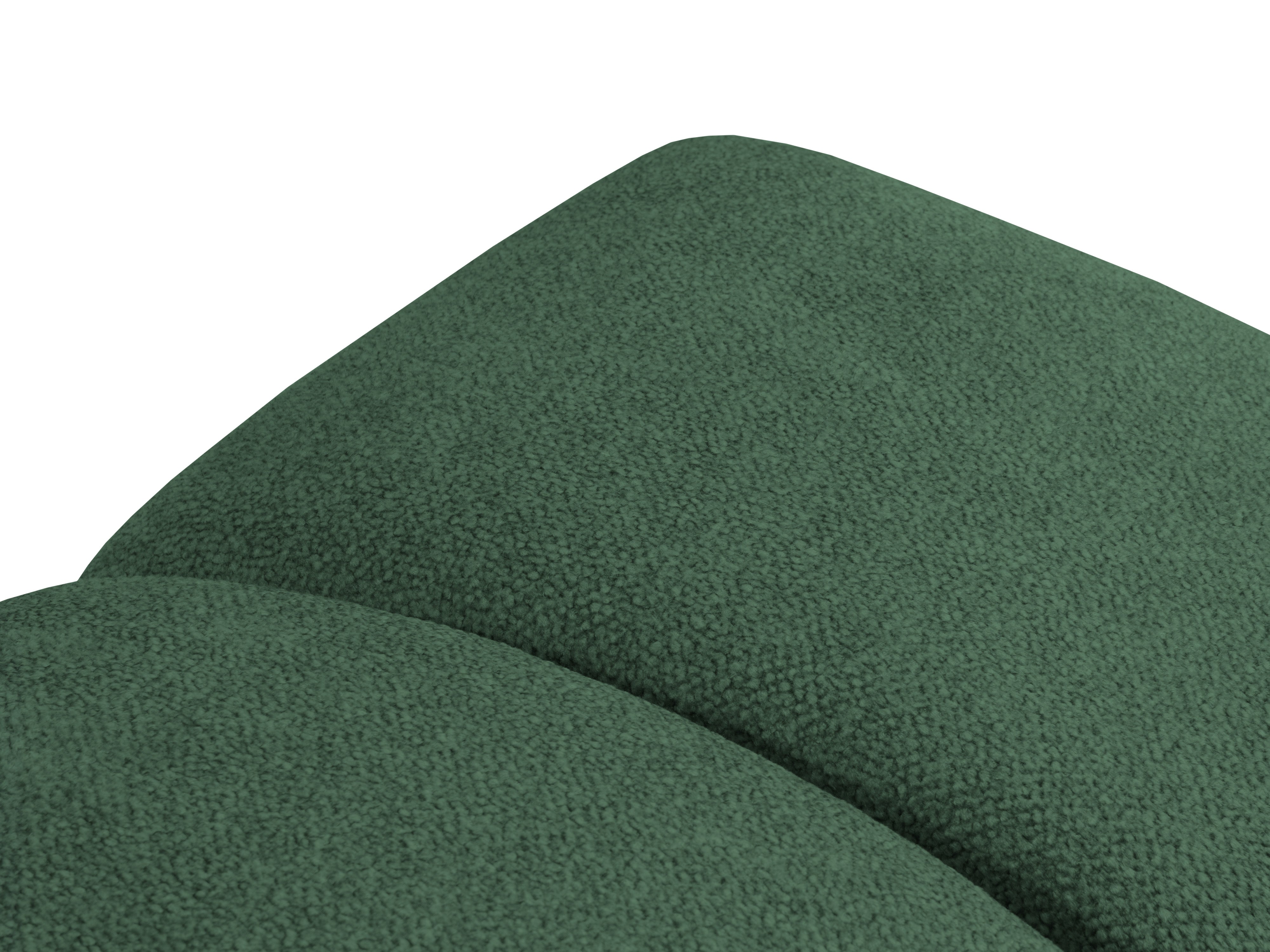 DIANA dark green chenille pouf