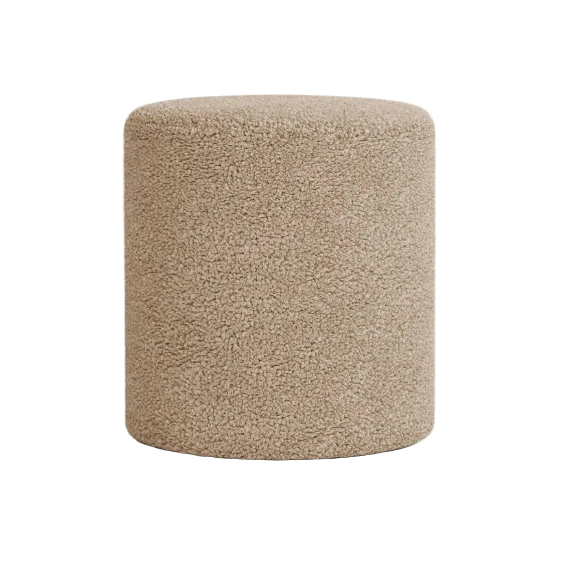 Puf DIA piaskowy puszysty boucle – Micadoni