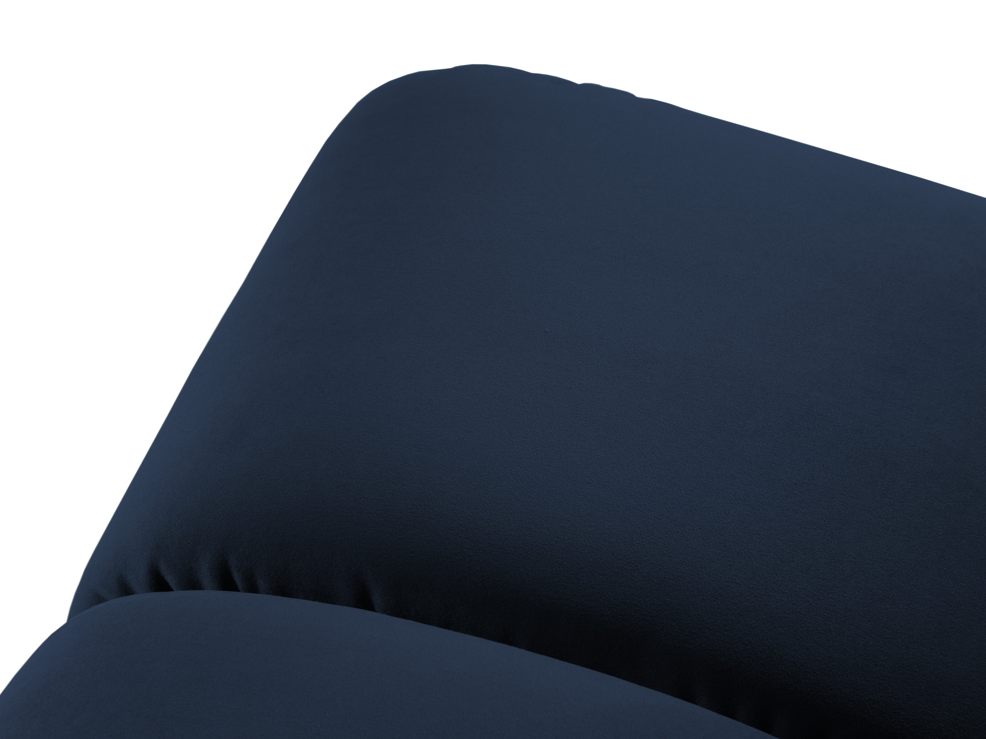 Royal Blue Velvet Pouf DIANA