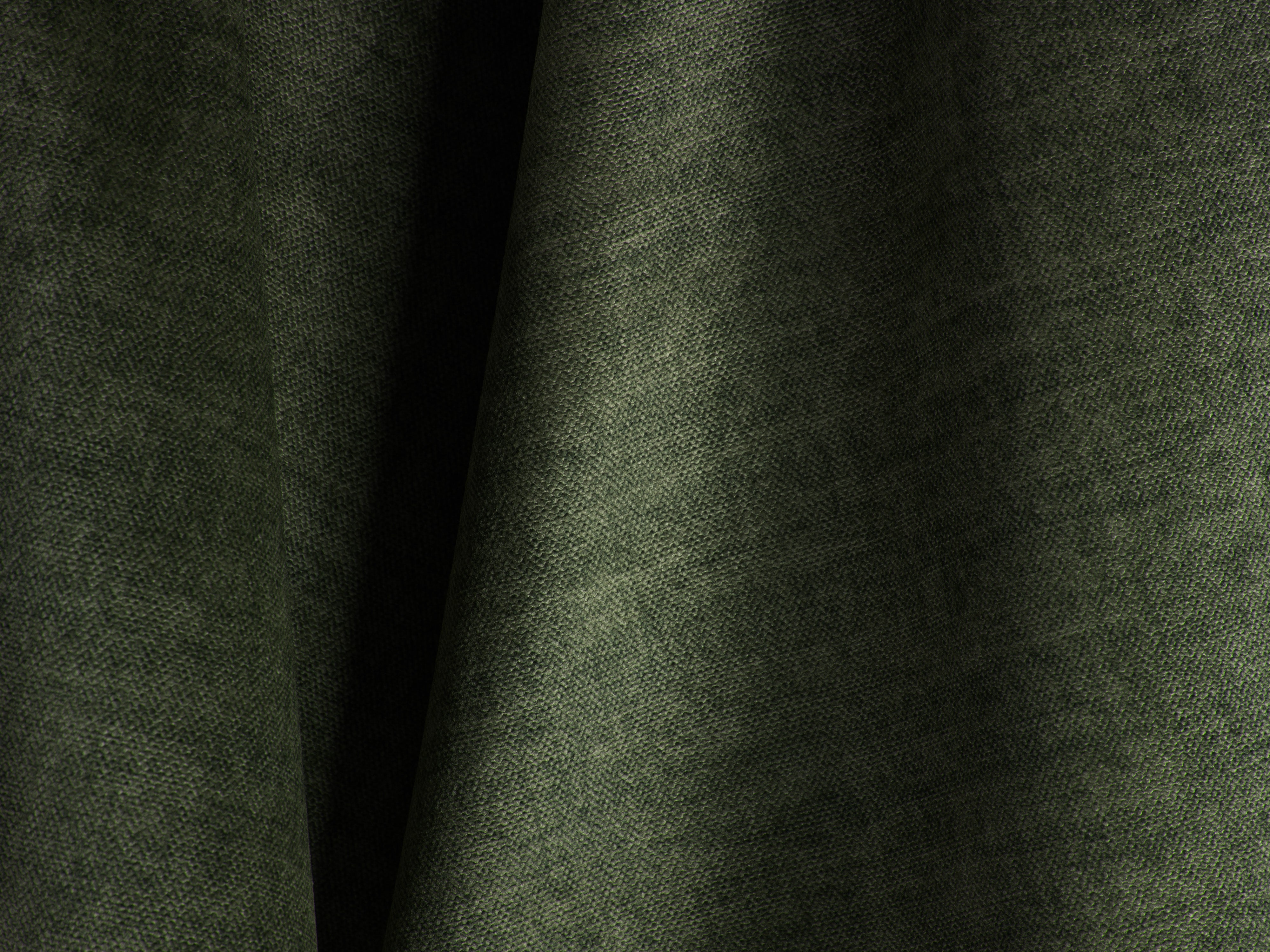 Right -sided velvet corner with Ella Zielony sleeping function