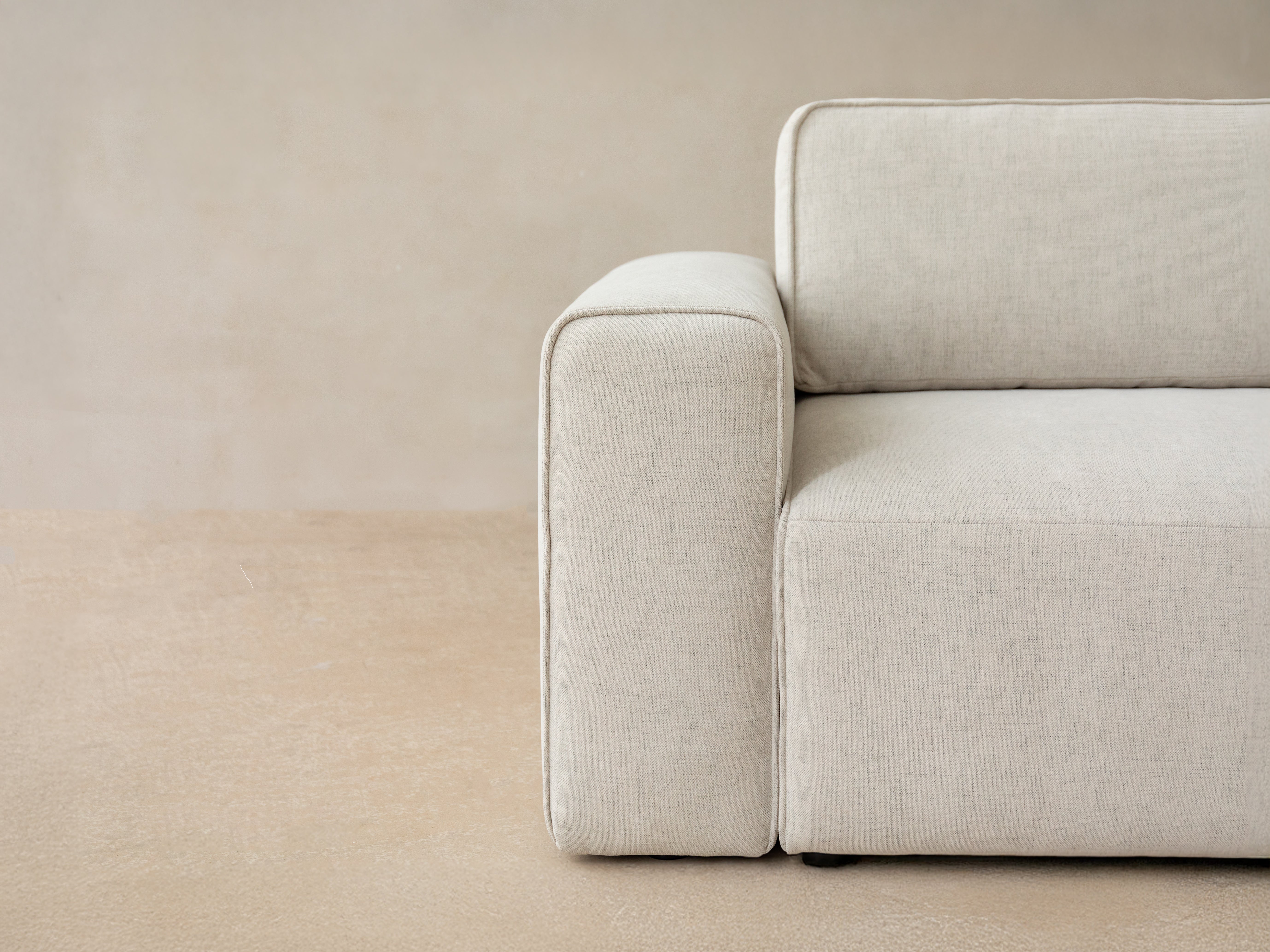 Samt-Ecksofa linksseitig 3-sitzig mit Schlaffunktion VICTOR schwarz