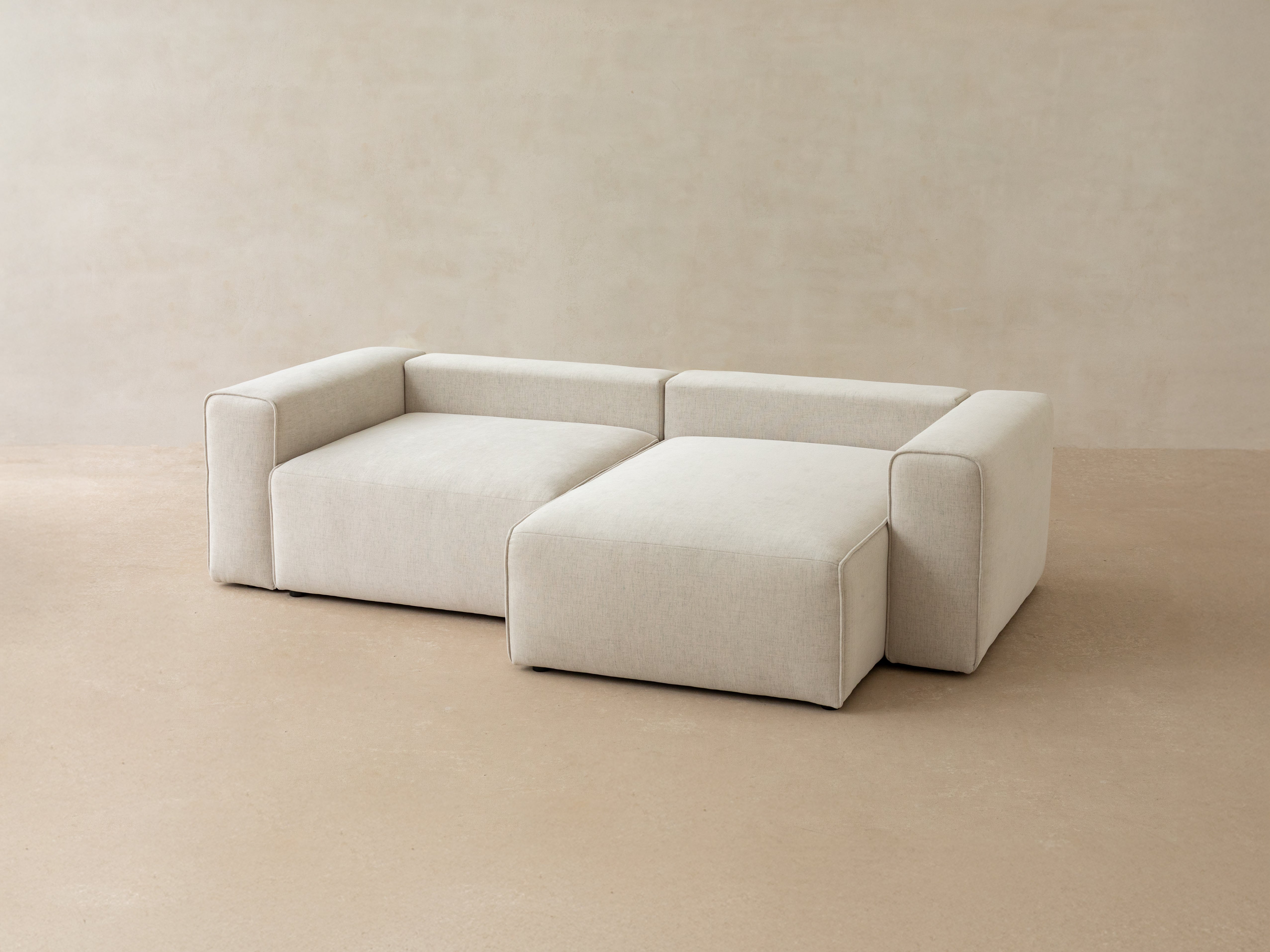 Samt-Ecksofa linksseitig 3-sitzig mit Schlaffunktion VICTOR schwarz