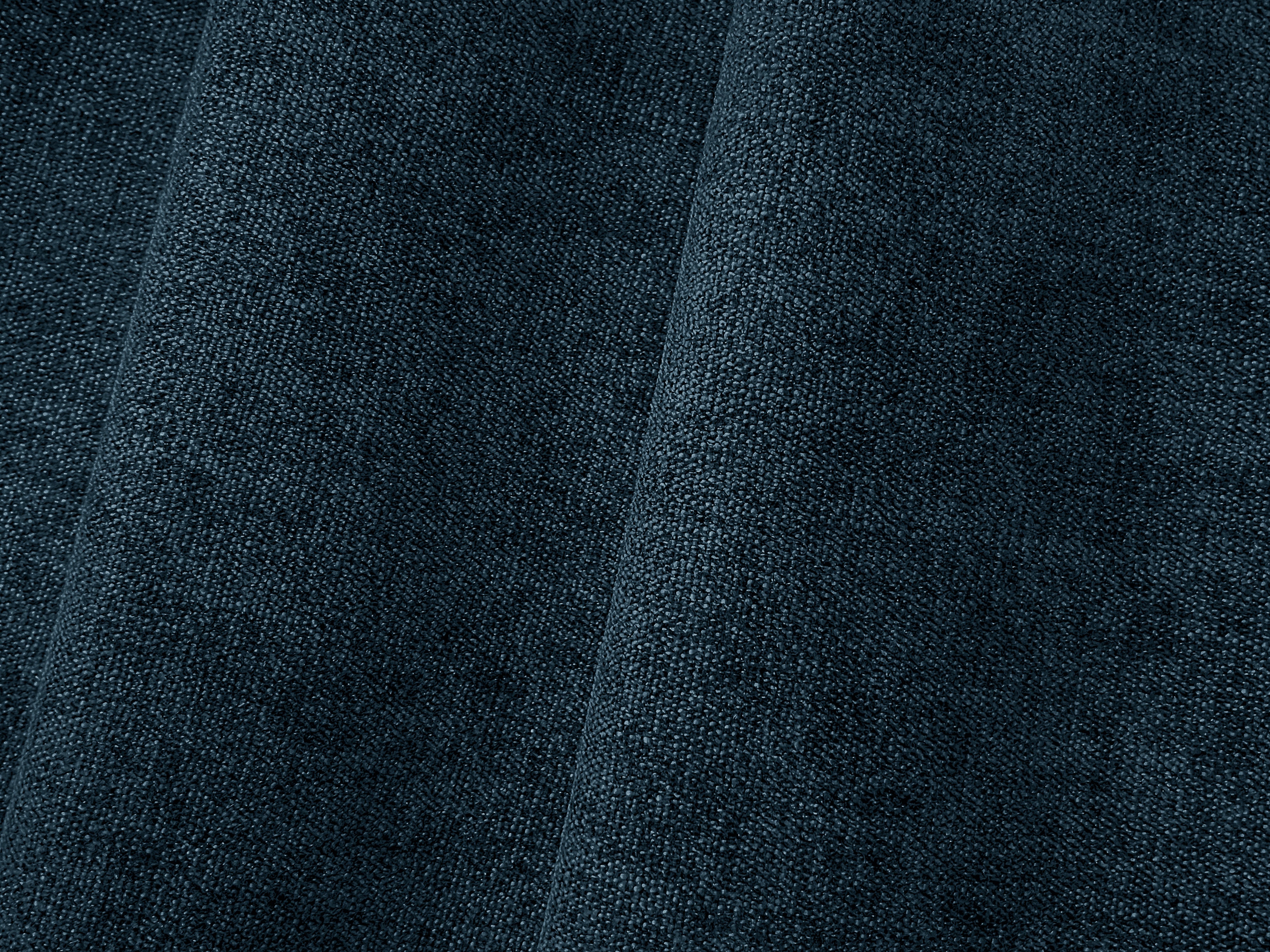 Modulaire hoekbank voor 4 personen rechtszijdig BLOOM donkerblauwe chenille