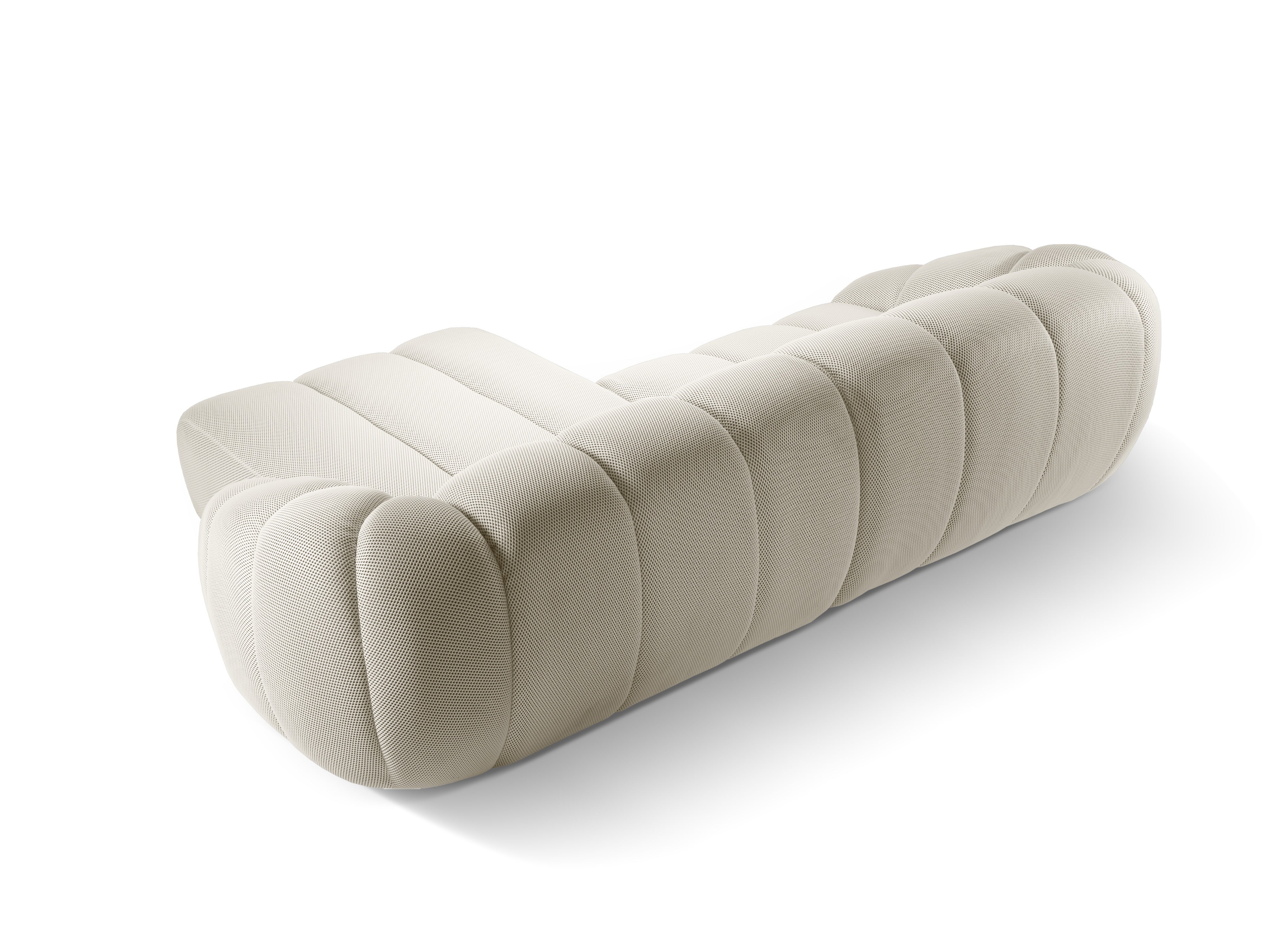 Narożnik 4-osobowy prawostronny DIANA jasnobeżowy – sofa narożna