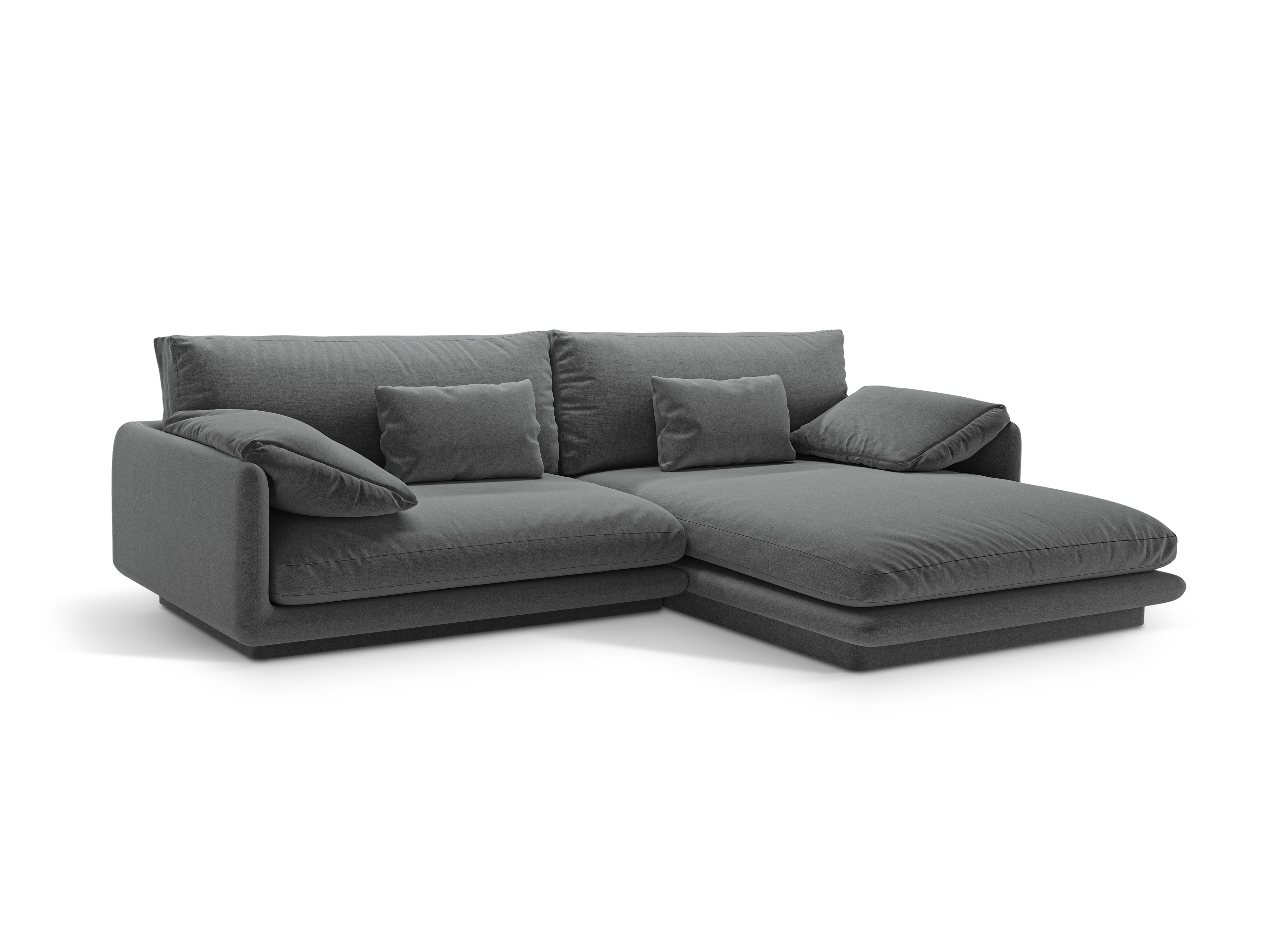 Right-sided corner of 4-person Torino dark gray