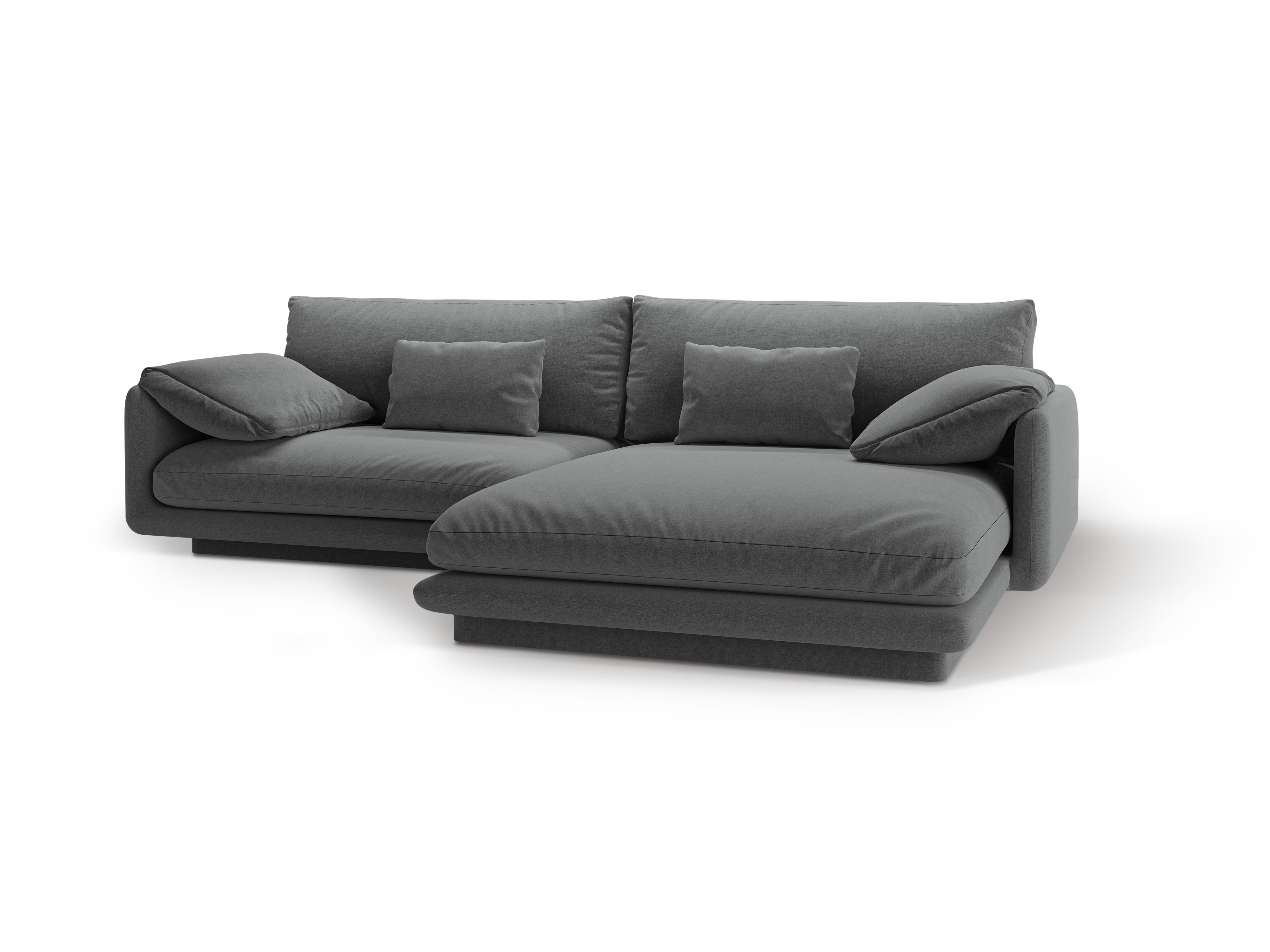 Right-sided corner of 4-person Torino dark gray