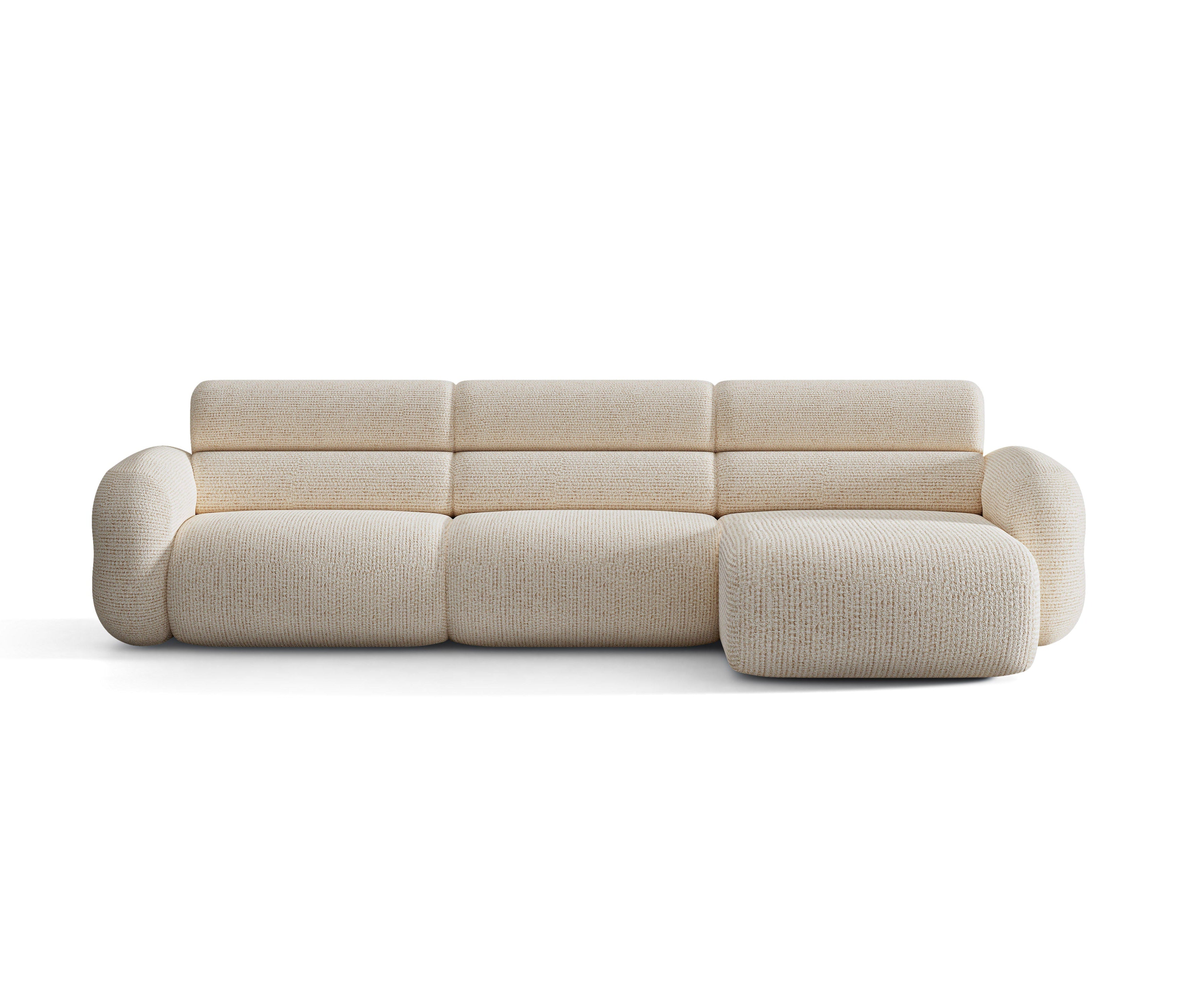 Rechters NEO hoekbank in beige melange