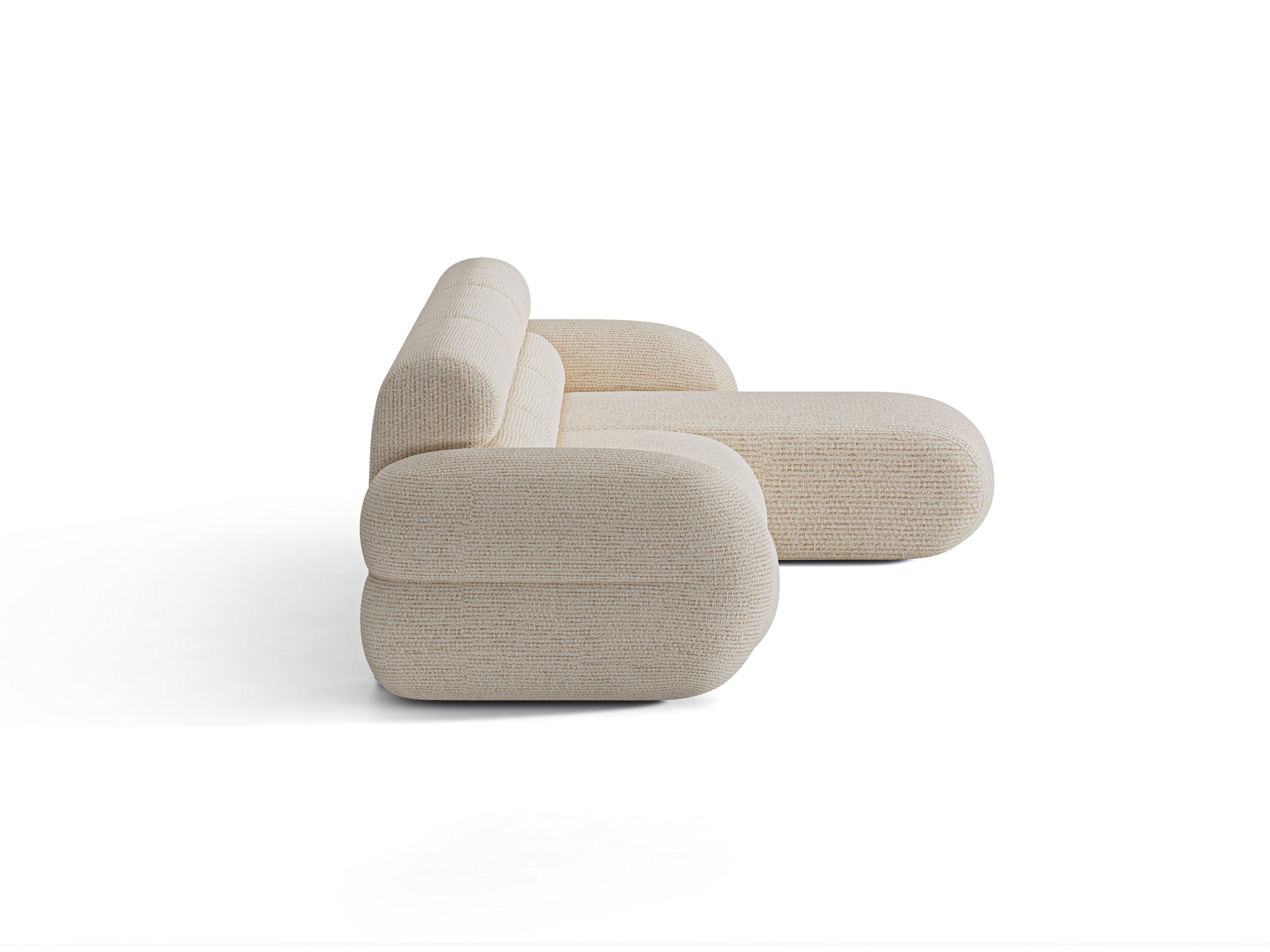 Rechters NEO hoekbank in beige melange