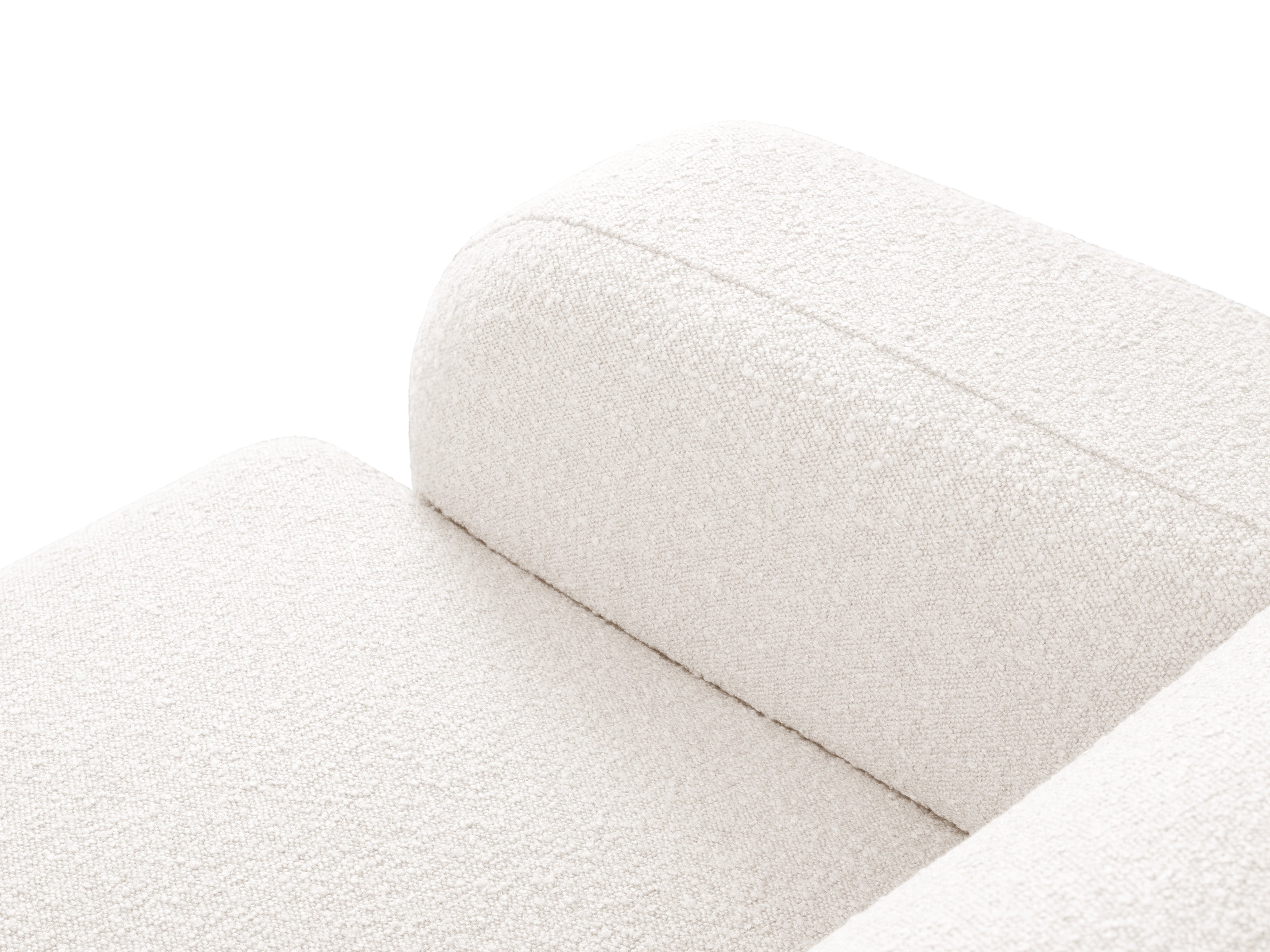 Narożnik w tkaninie boucle prawostronny otwarty MOLINO biały Micadoni Eye on Design