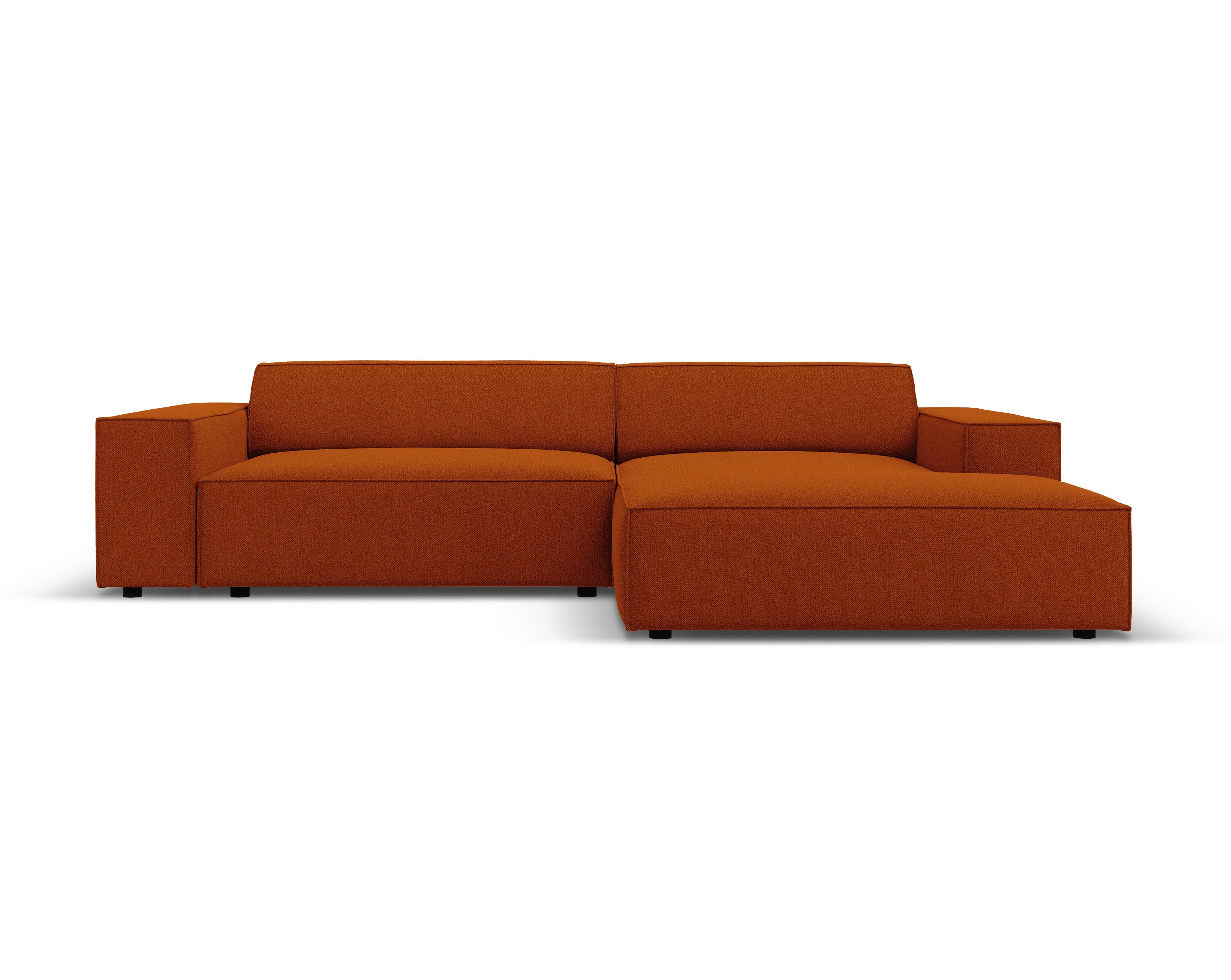 Narożnik prawostronny 3-osobowy JODIE ceglany