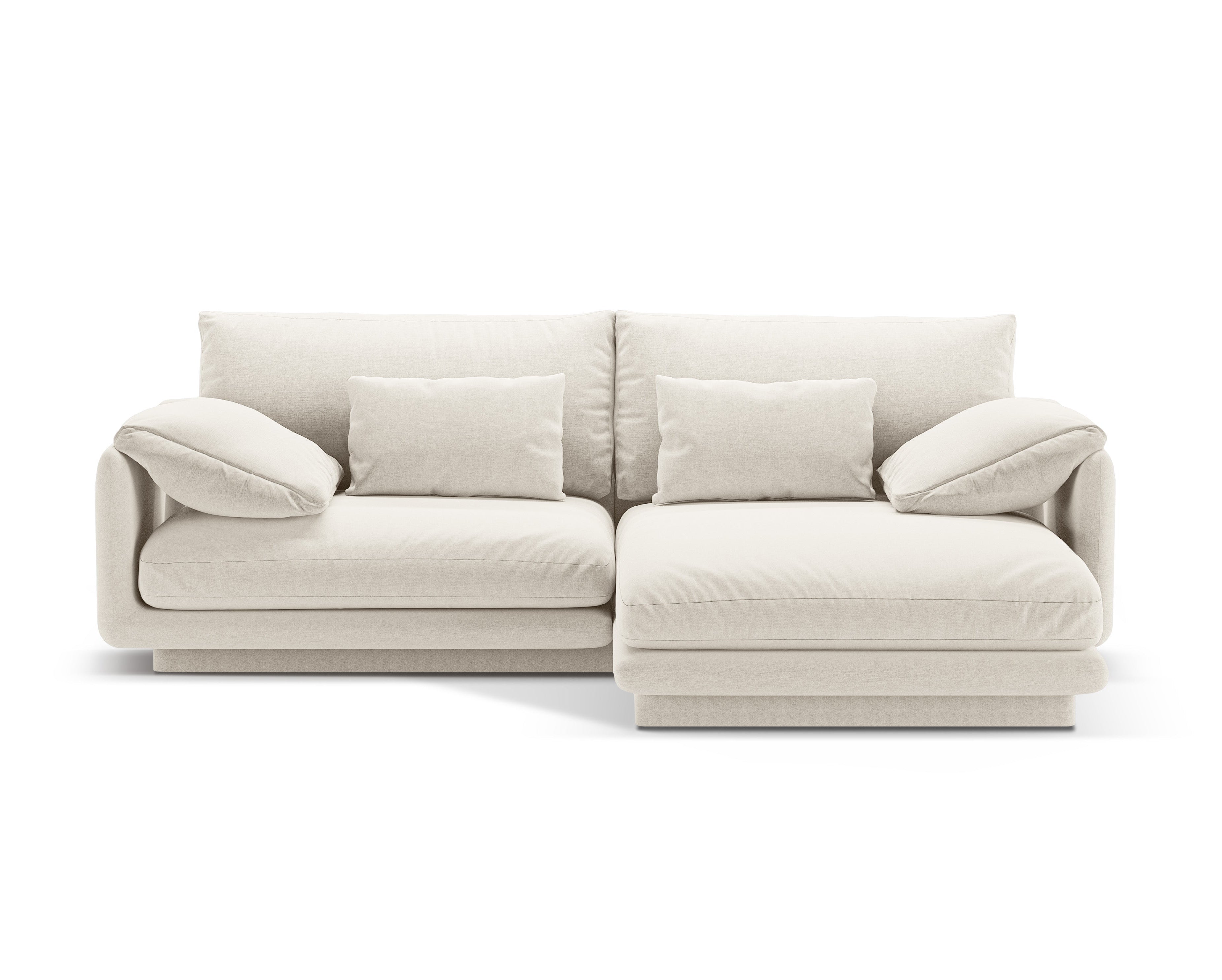 Rechtshänder 3-Personen-Eck-Turin-Elfenbein