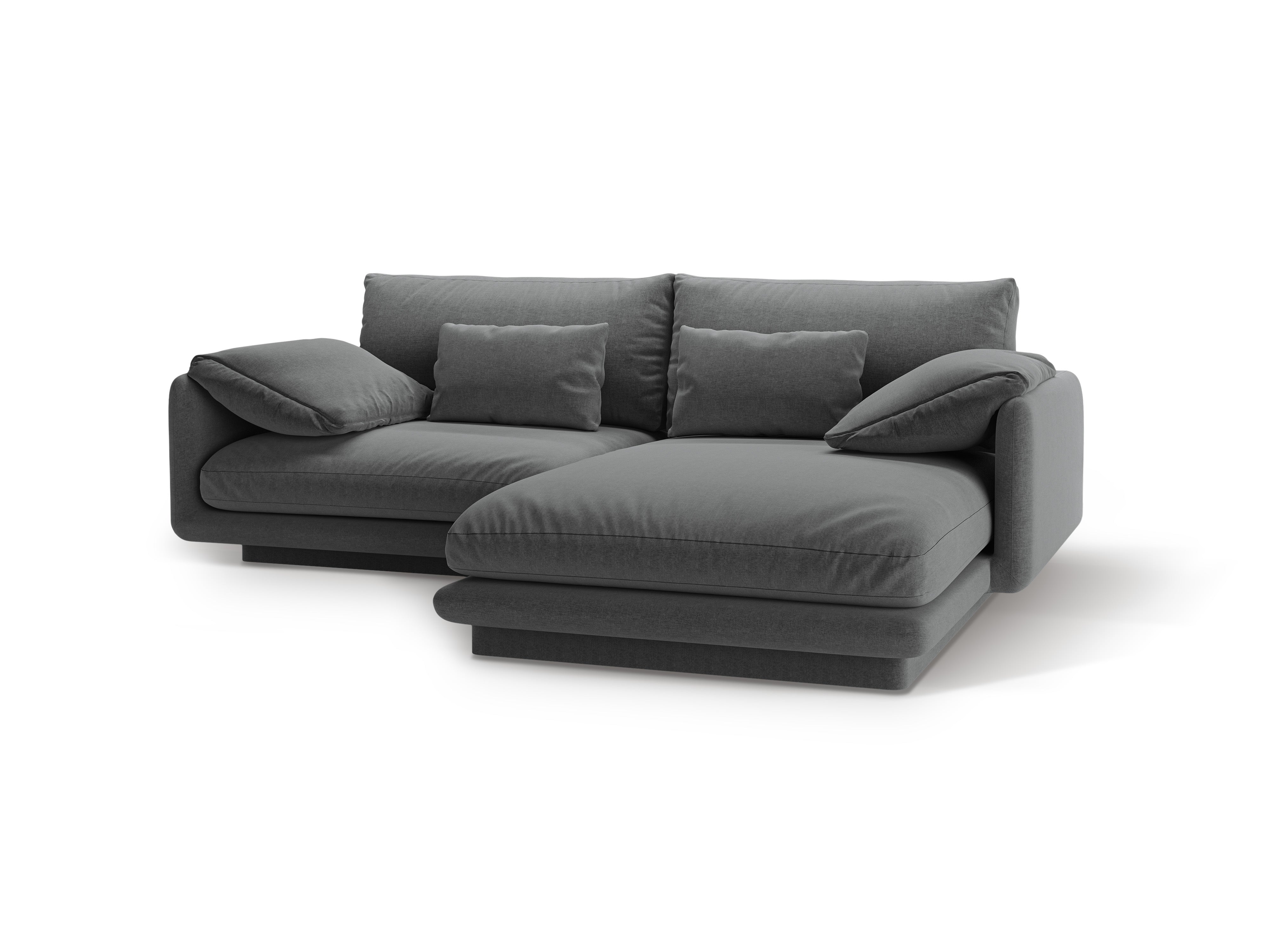 Right-sided corner 3-person Torino dark gray