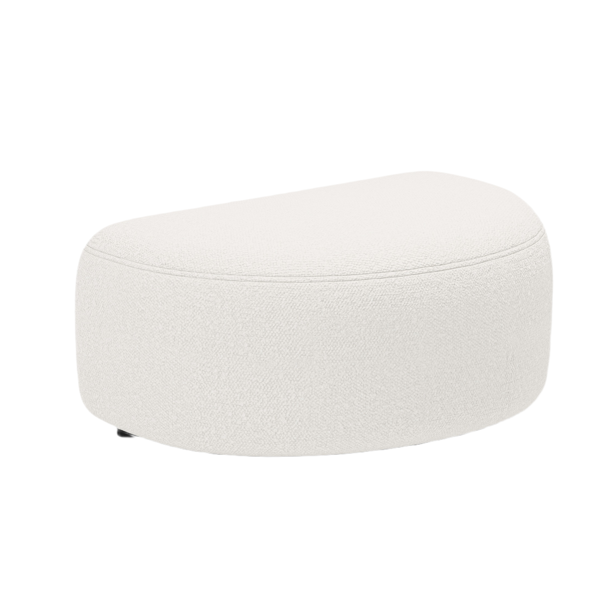 Pouf KATE white boucle