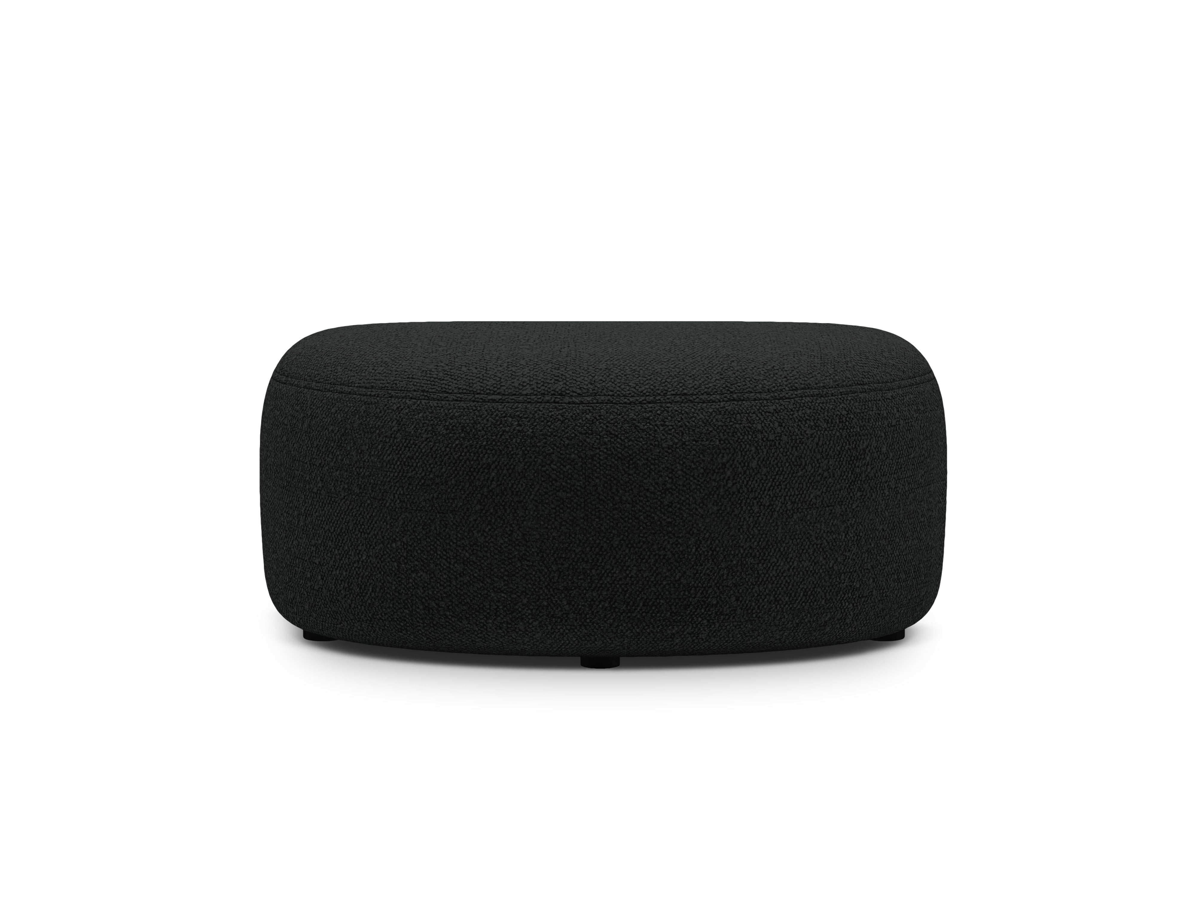 Pouf KATE black boucle