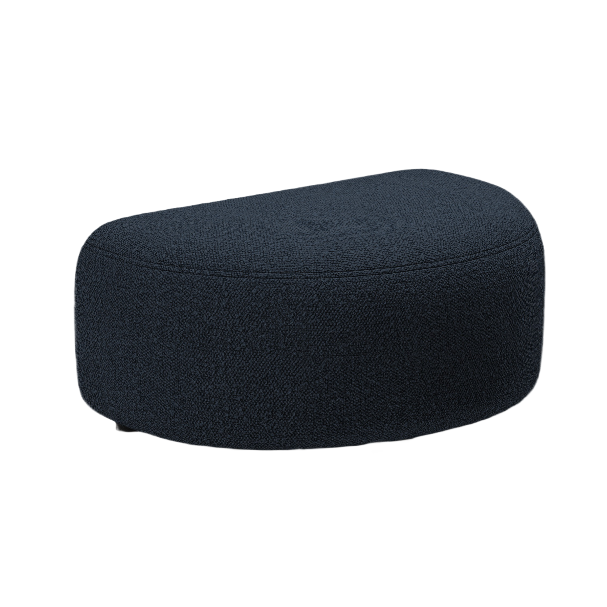 KATE pouf in navy boucle