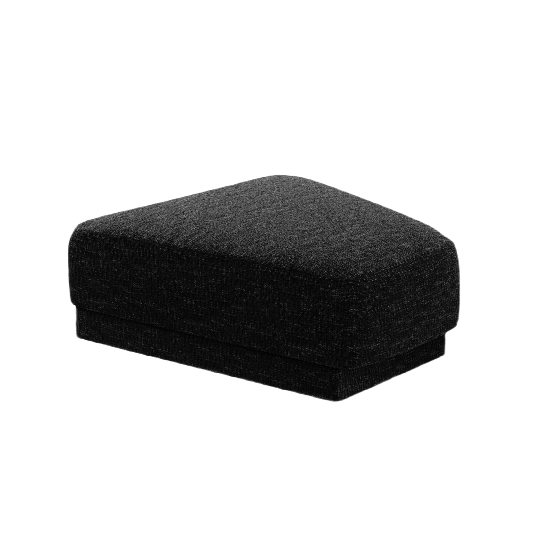 Puff / module MILEY black chenille
