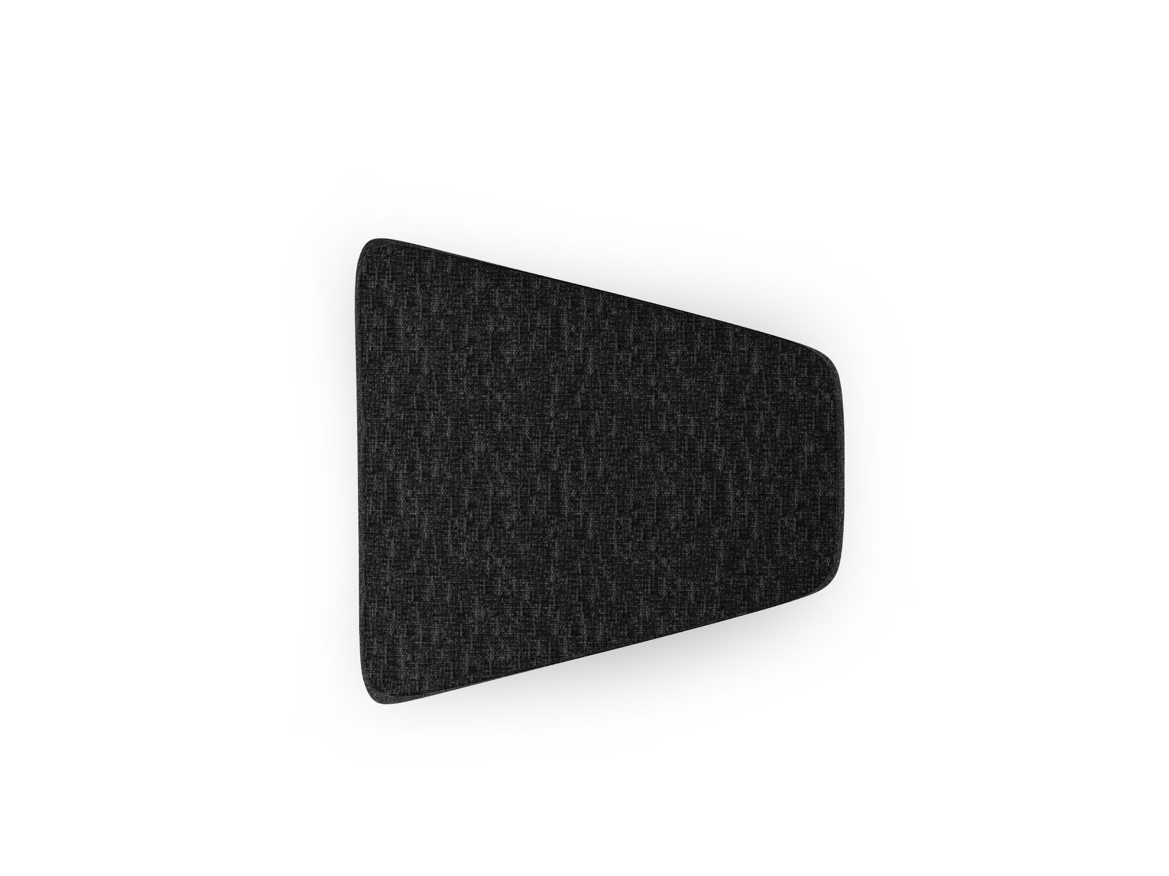Puff / module MILEY black chenille
