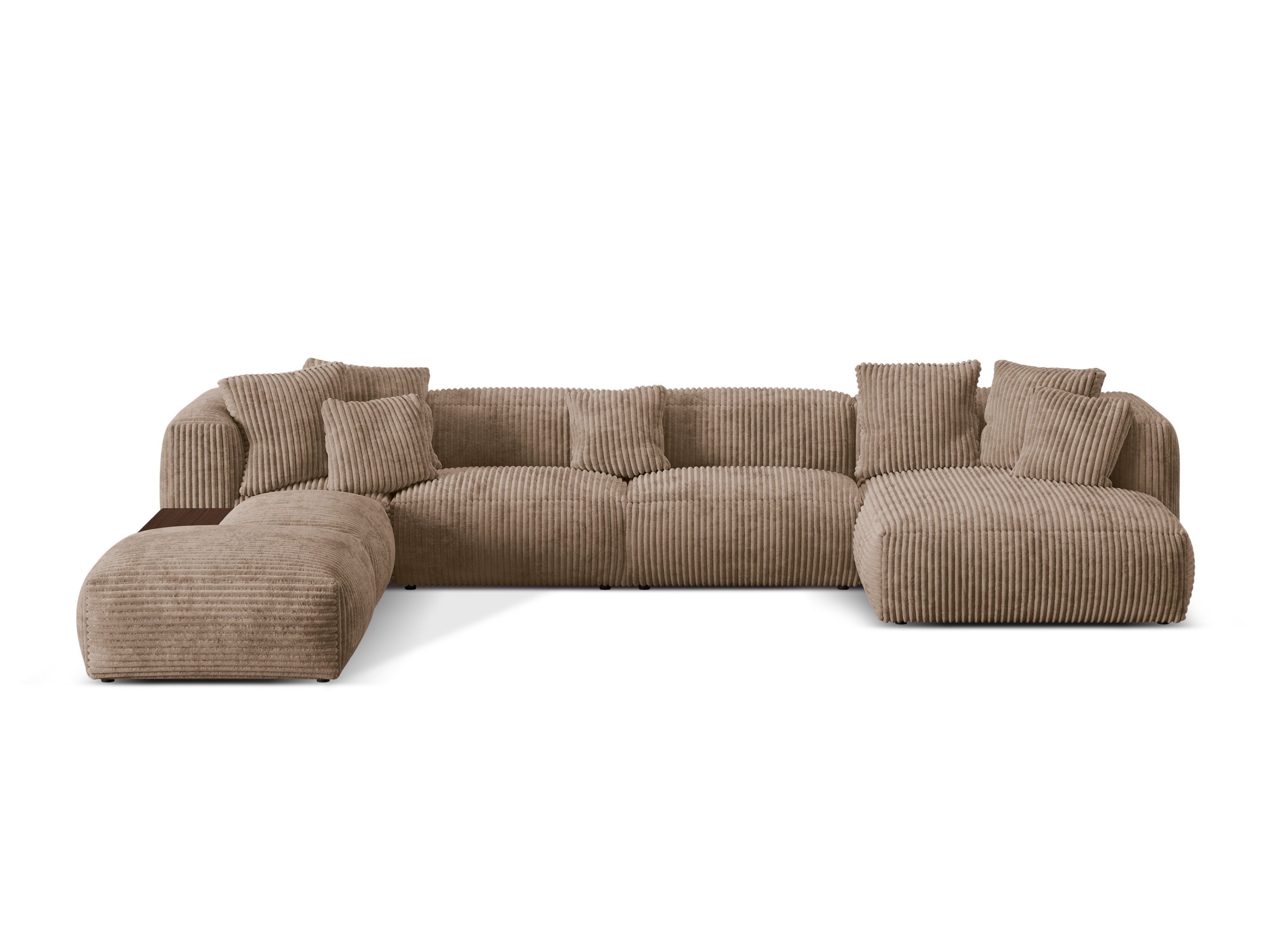 Martin's left -sided corner Martina Dark -tone corduroy
