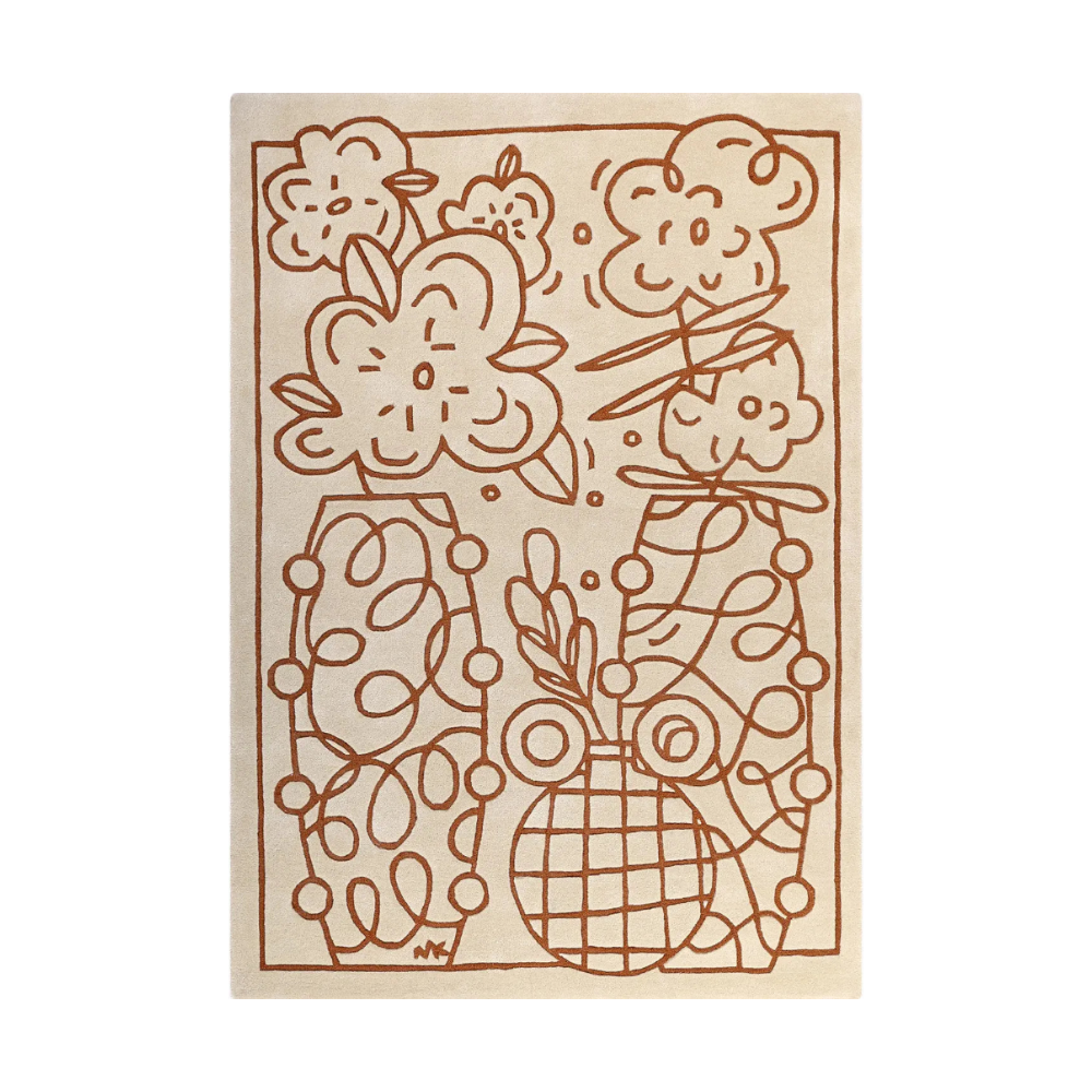 FLORENCE Beige and Brown Rug