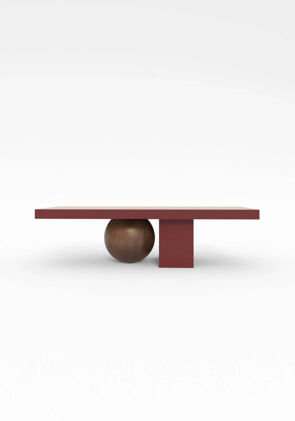 Koffietafel MOORT staal en hout